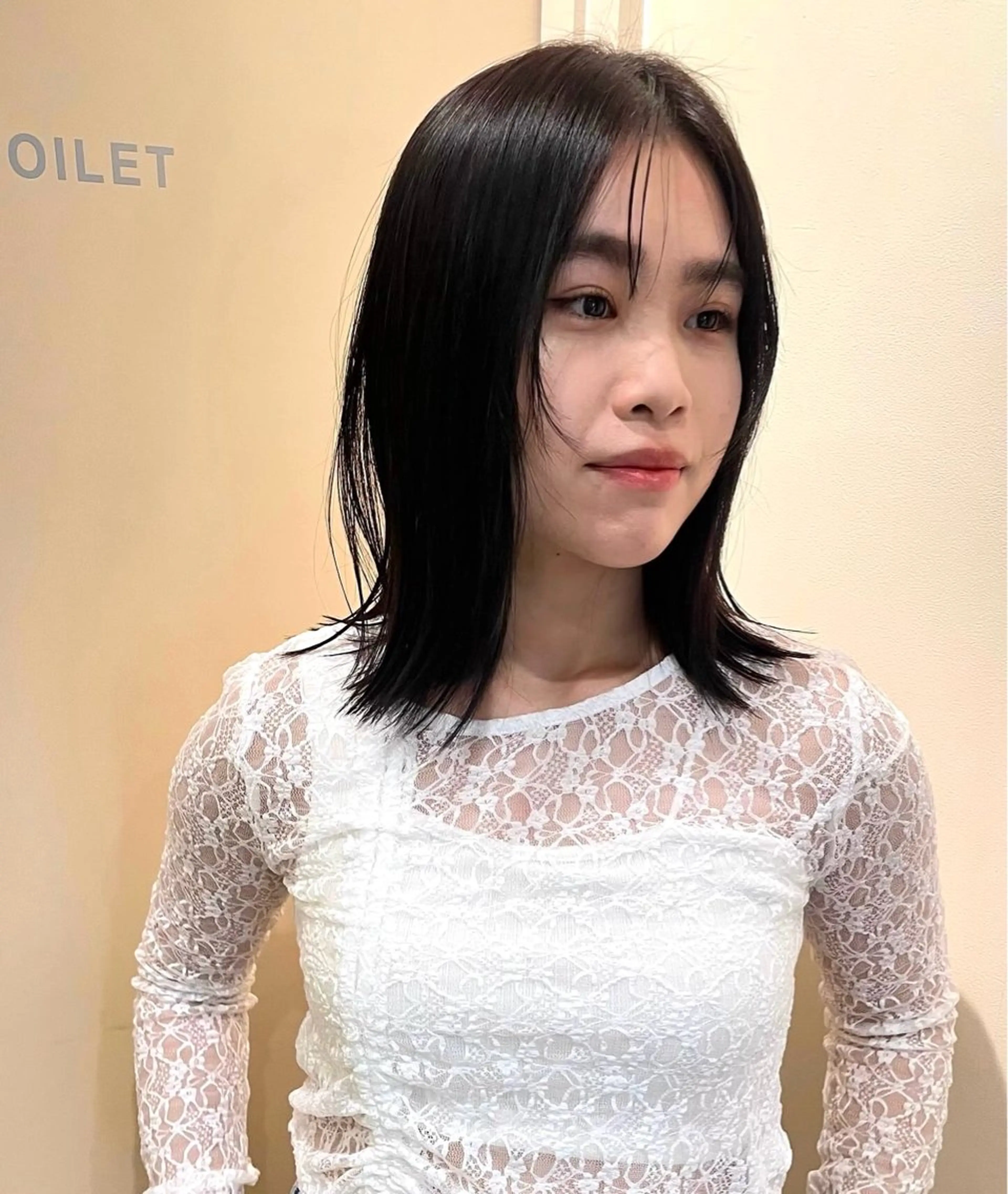 ミディアム カラー カット 辻 那美樹/似合わせ ヘア/髪質改善のヘアスタイル