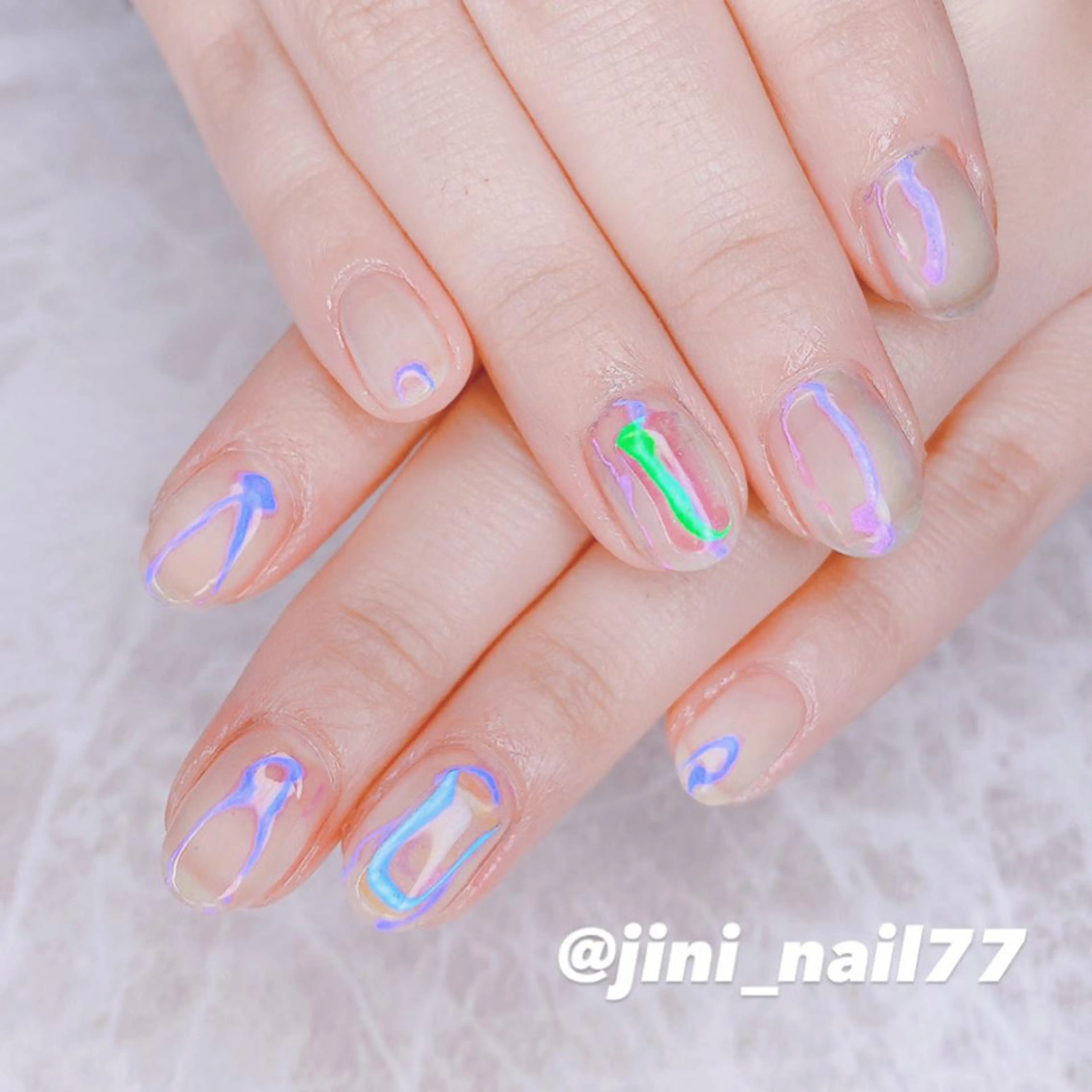 ネイル ハンドネイル JINI NAIL所属・ジニ ネイルのネイルデザイン