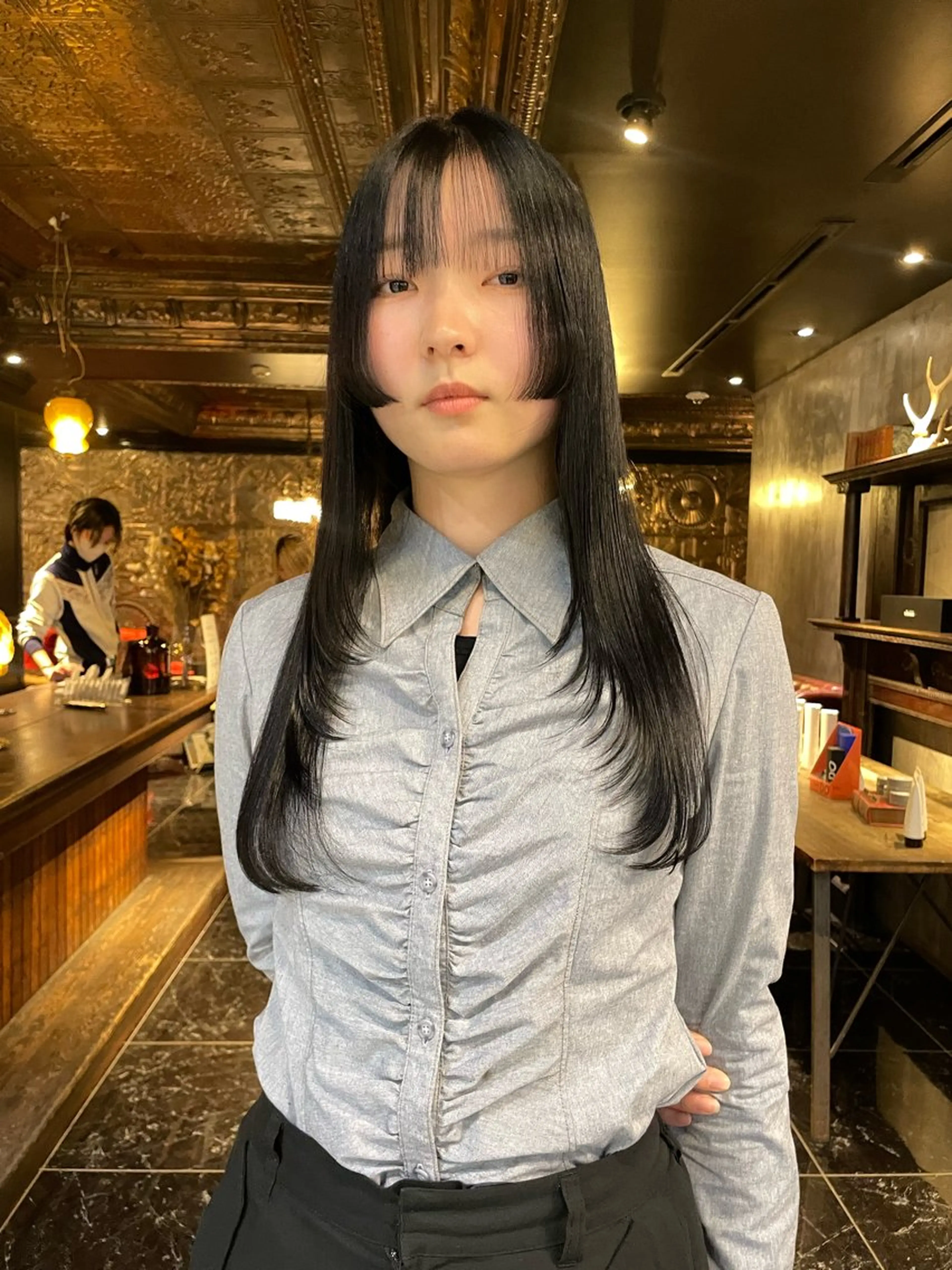 ロング カラー パーマ ヘアアレンジ カット トリートメント 似合わせカラー / レイヤーMADOKAのヘアスタイル