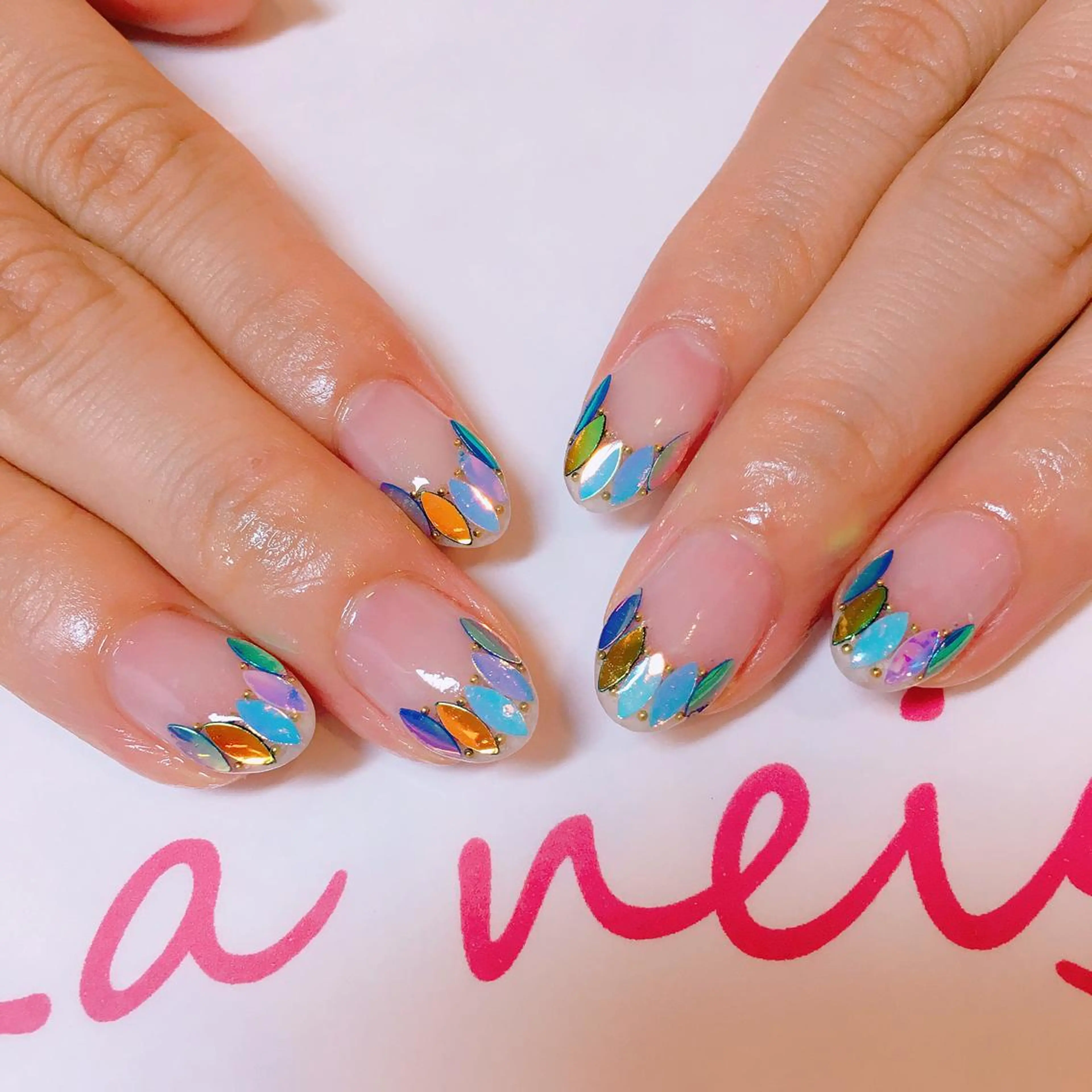 ネイル La neige* yuki 🥯🍑のネイルデザイン