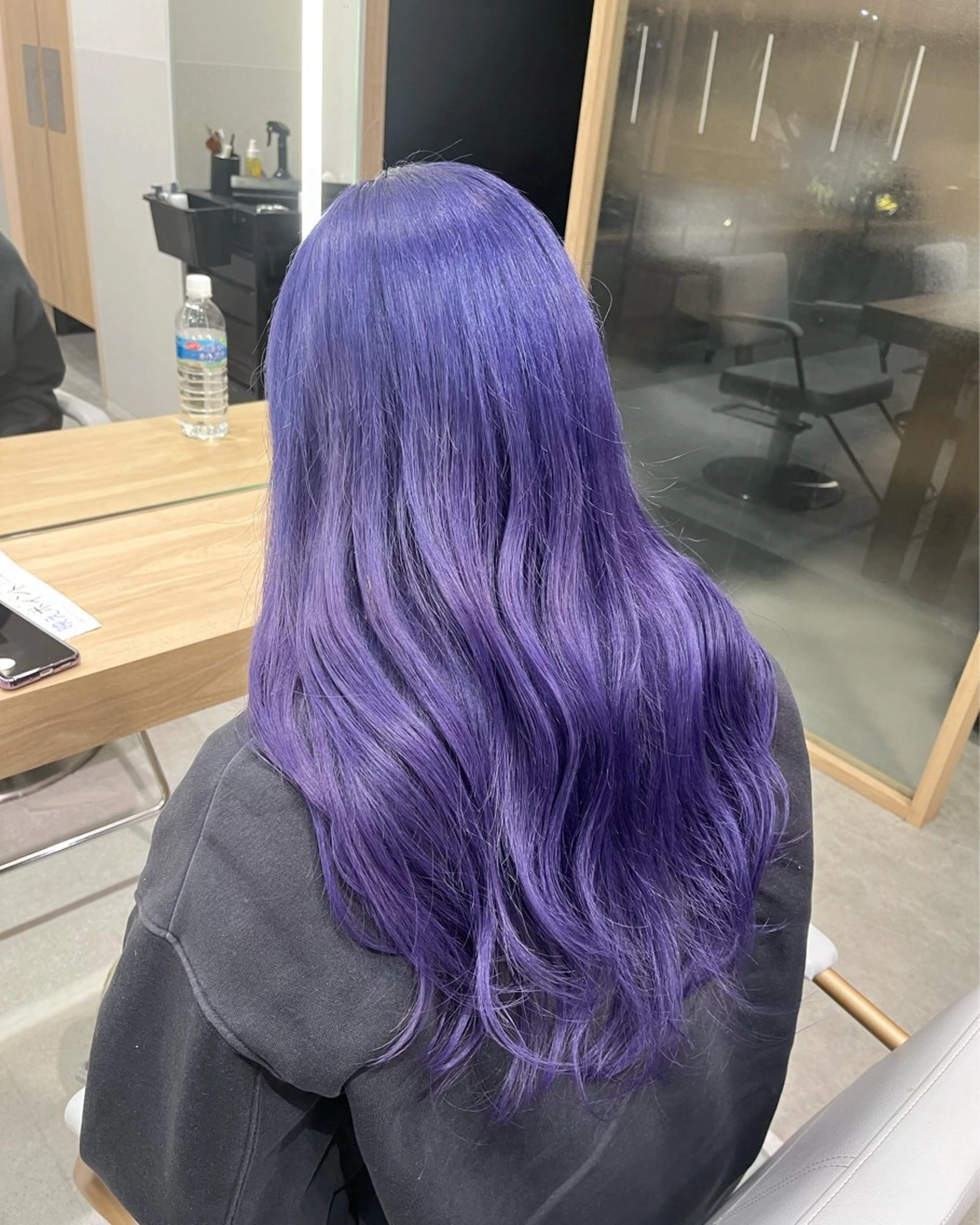 ロング カラー カット ヘアカラー トリートメント 韓国ヘア🇰🇷透明 感カラー/yui🎀のヘアスタイル