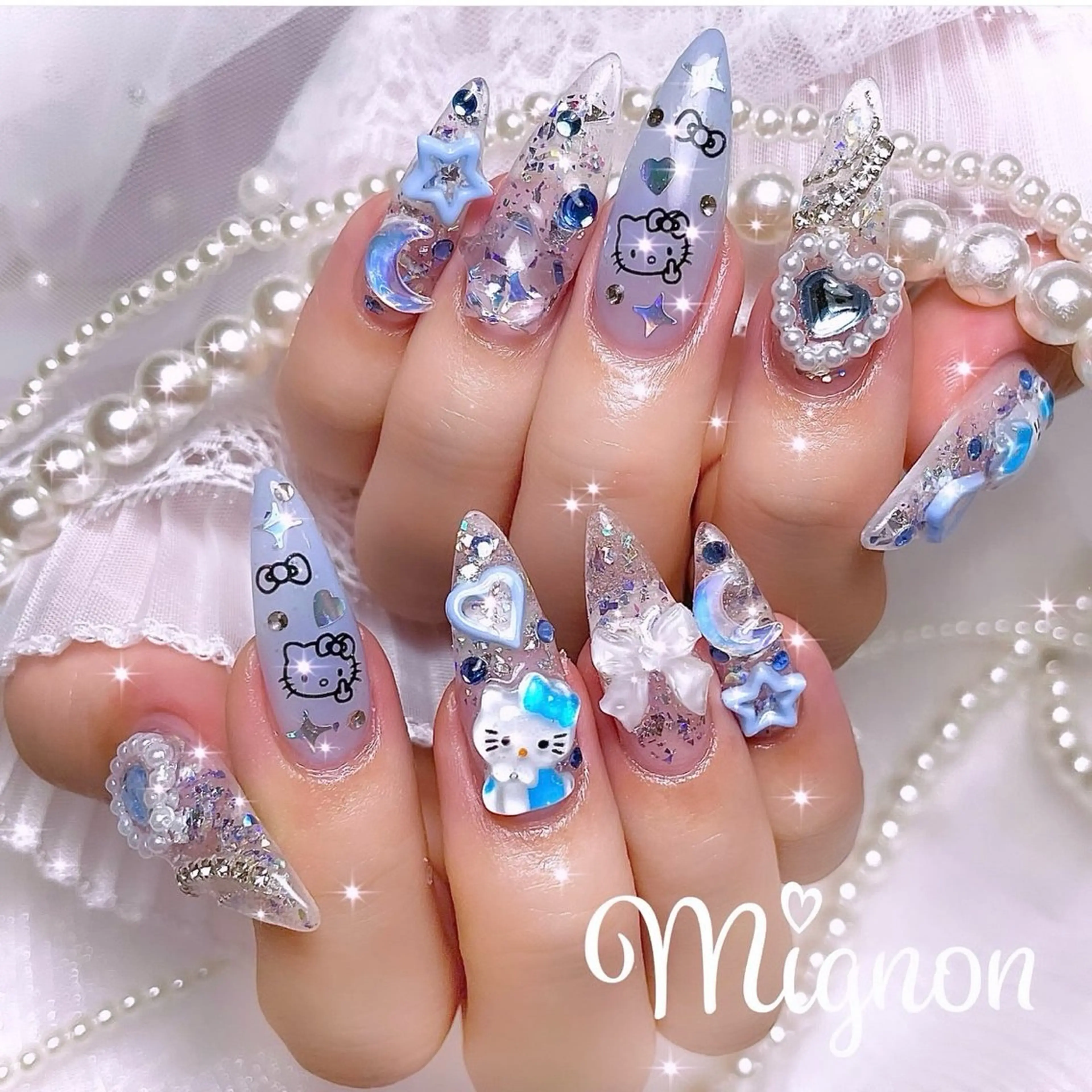 長さだし【チップ10本】有料パーツ乗せ放題✨💅🏻の写真