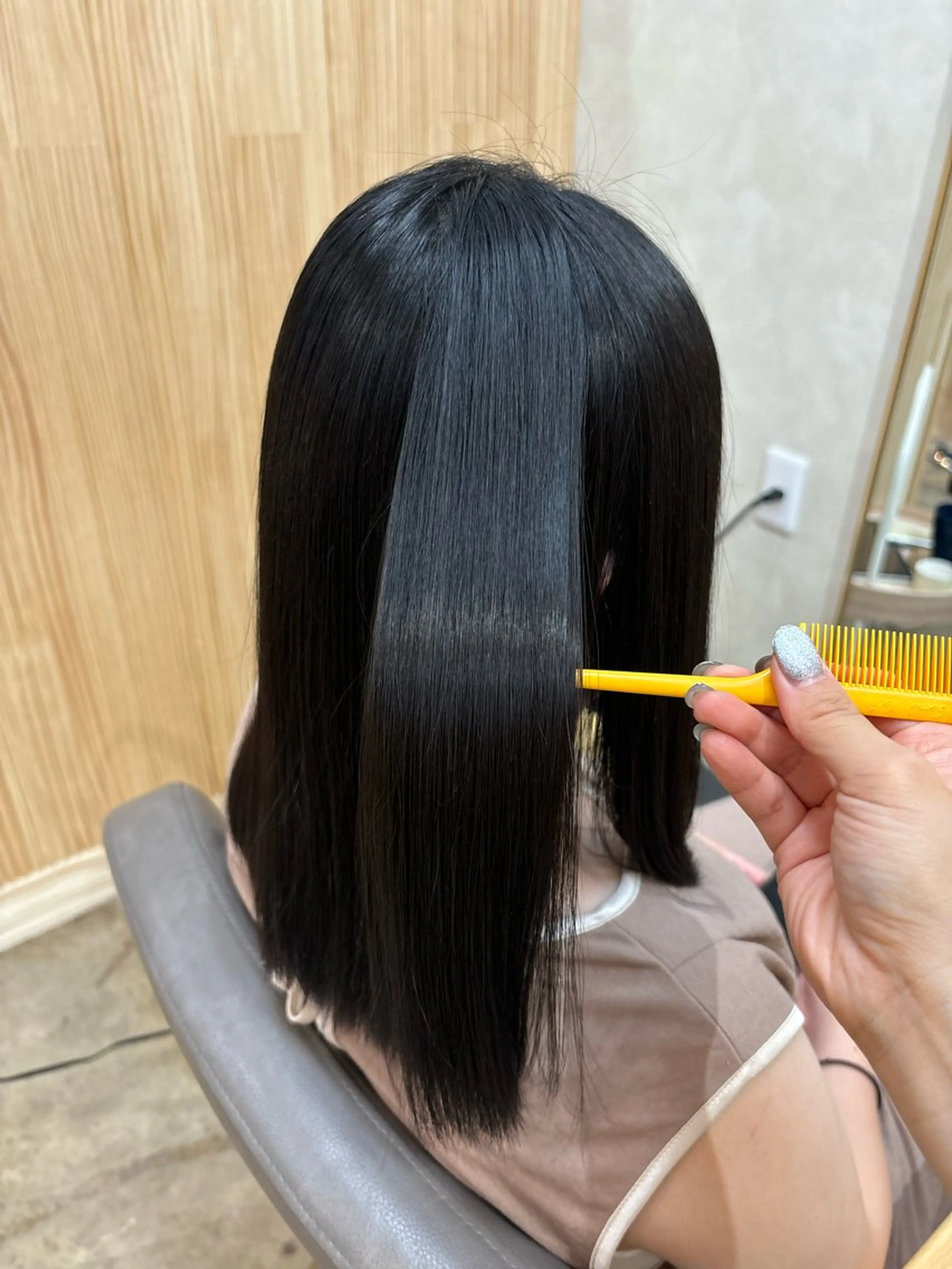 セミロング 髪質改善 yunica所属・yunica manaeのヘアスタイル