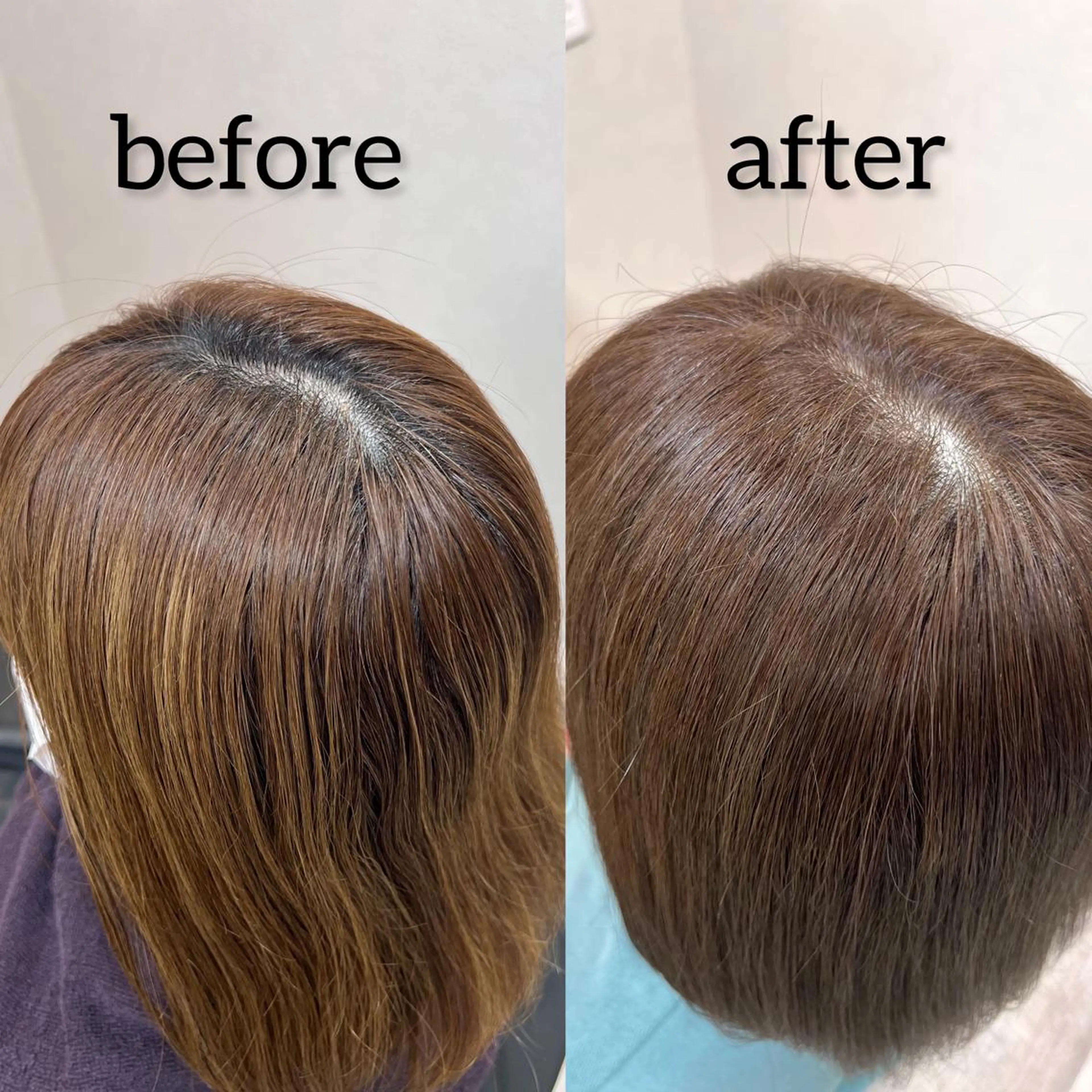 ミディアム カラー ハイライトカラー ハイライト ヘアカラー ショート/白髪ぼかし 君和田若菜のヘアスタイル