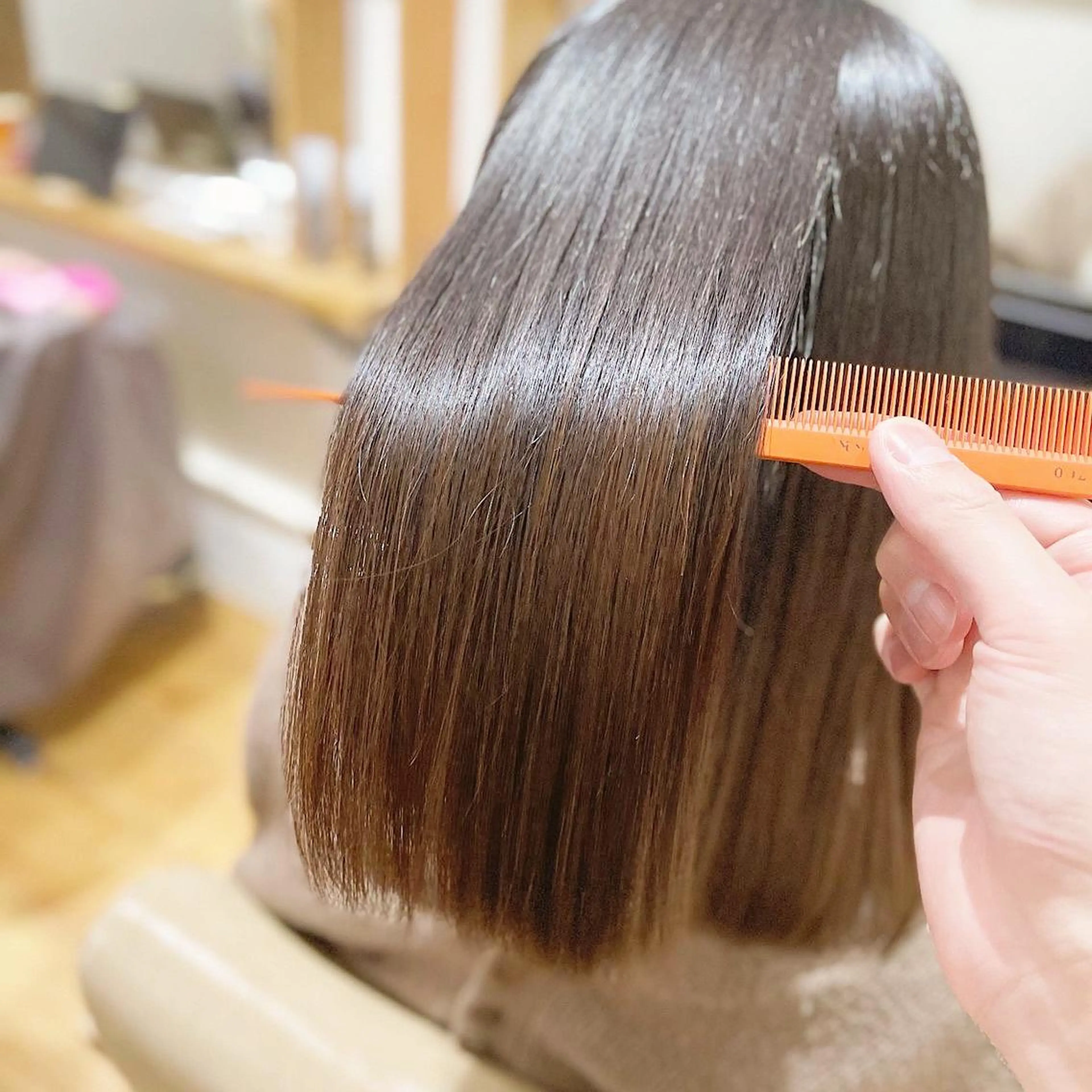 ミディアム カラー 髪質改善 トリートメント 酸熱トリートメント 美髪専門サロンby mile所属・美髪専門サロン kazuのヘアスタイル