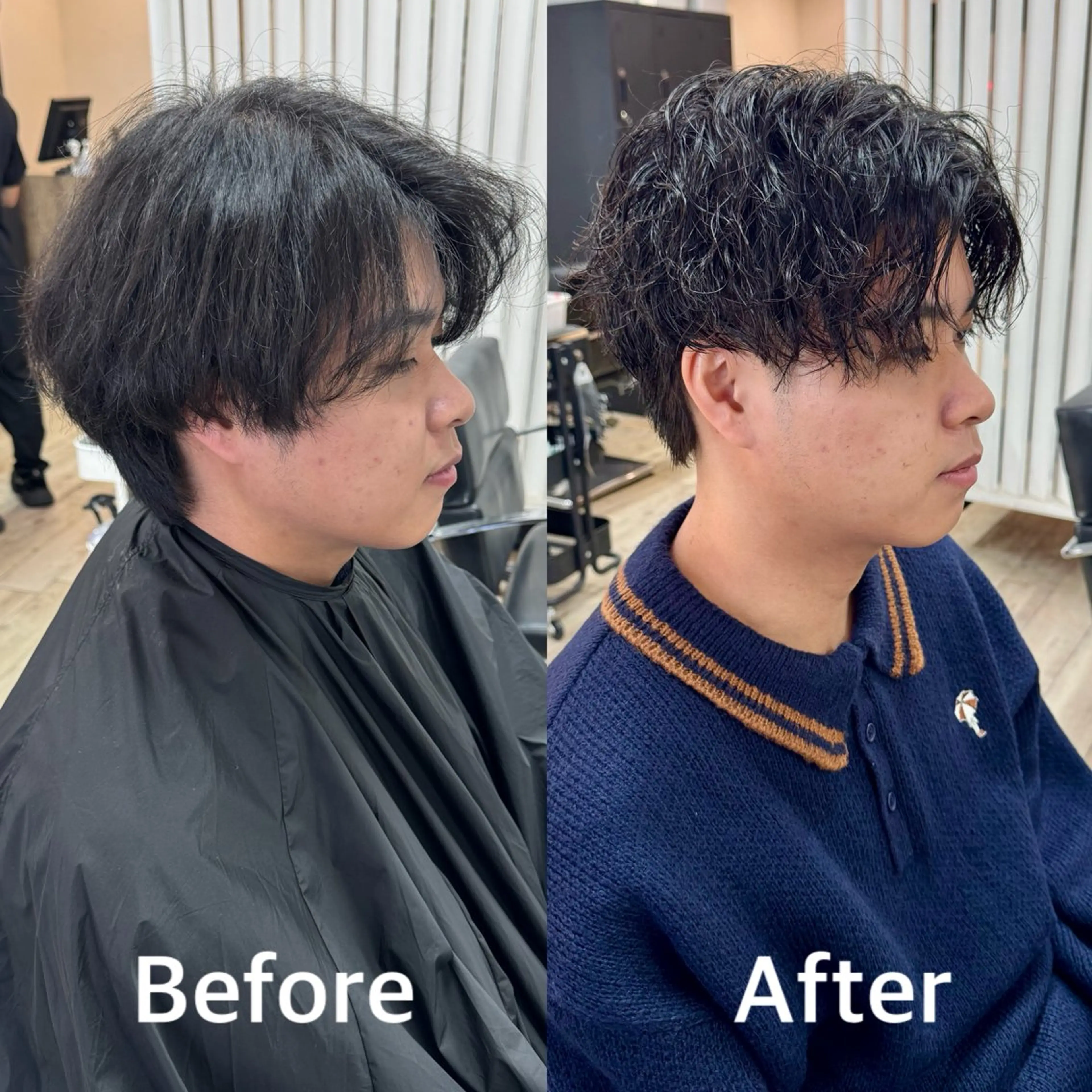ショート パーマ メンズ メンズパーマ ツイストスパイラルパーマ 似合わせカット スパイラルパーマ カット パーマ ヘアセット 【池袋/スパイキー ショート】ⓝⓘⓜⓤのヘアスタイル