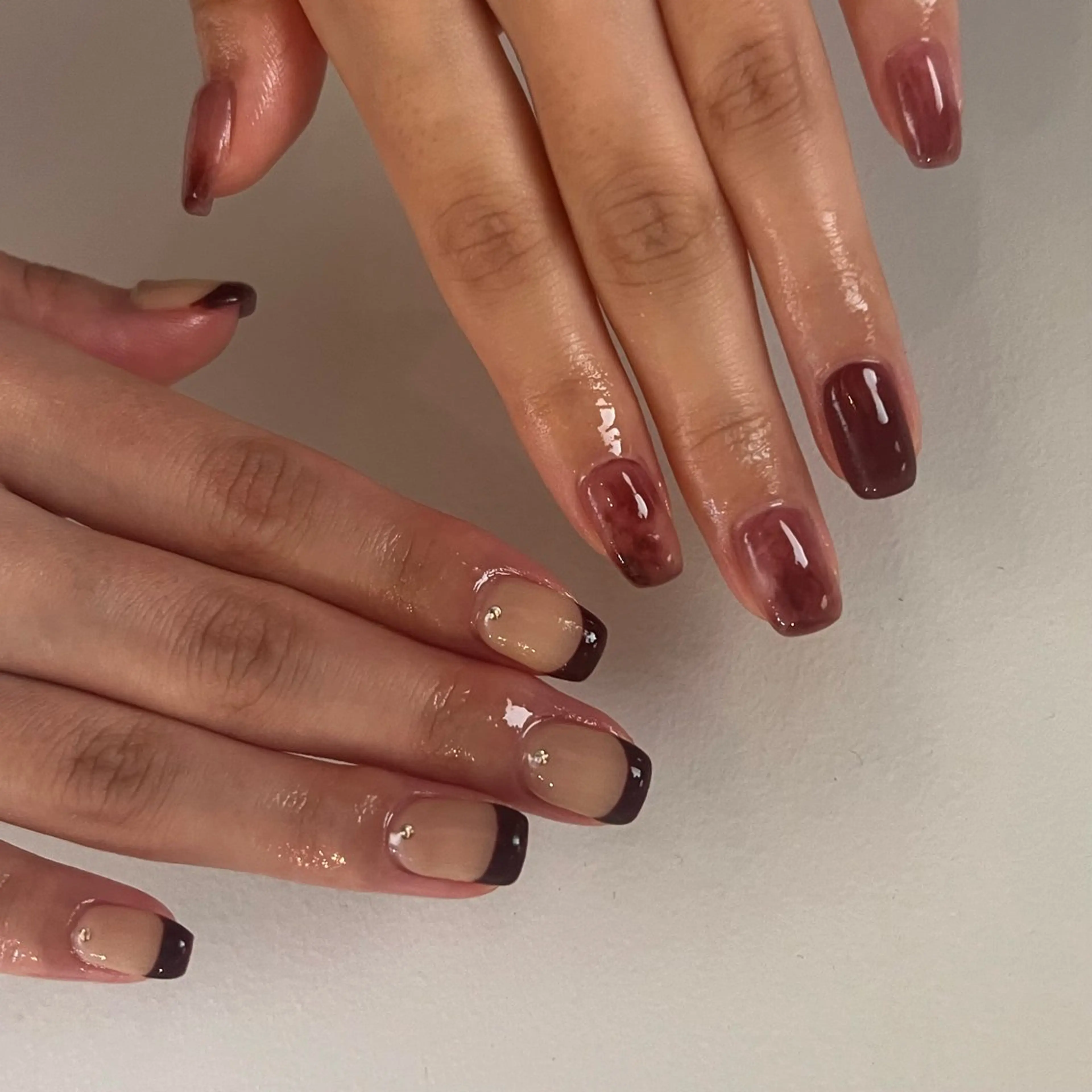 ネイル ニュアンスネイル ハンドネイル 《ニュアンスネイル》 risaのネイルデザイン