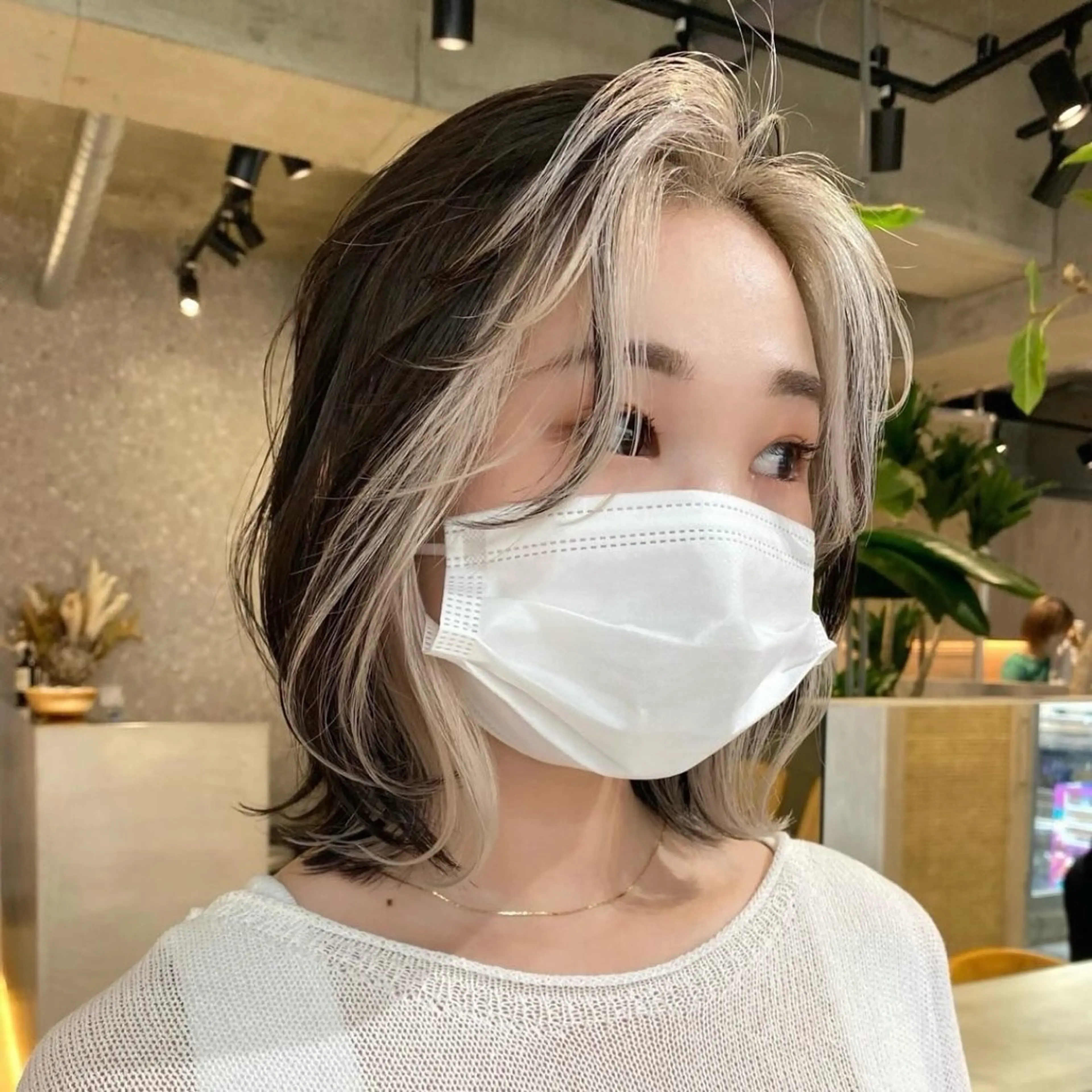 ミディアム ミディアムパーマ fifth リュウセイのヘアスタイル