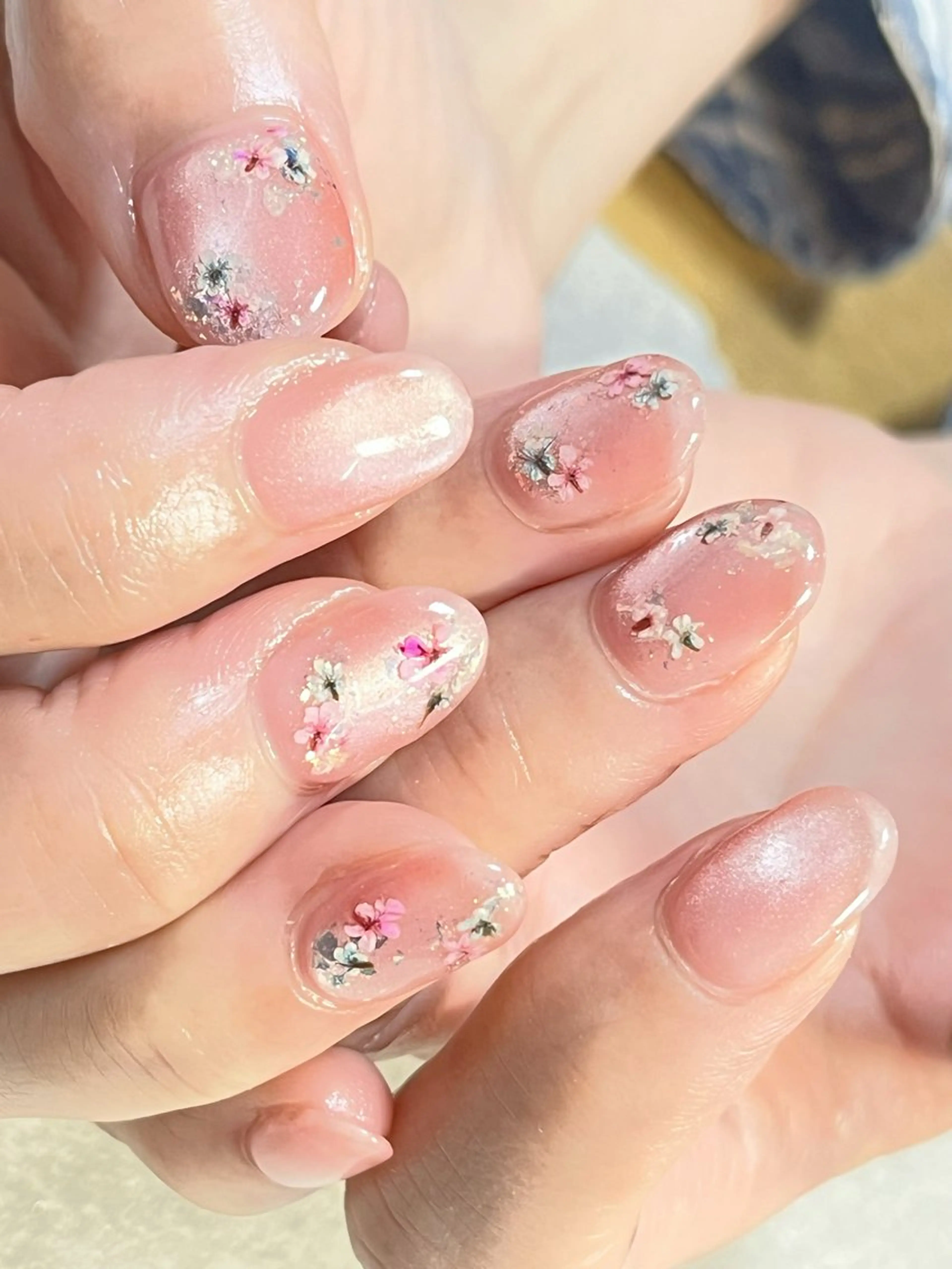 ネイル フラワーネイル マグネットネイル オフィスネイル シンプルネイル Nail Space R所属・ネイルスペースR 小林のネイルデザイン