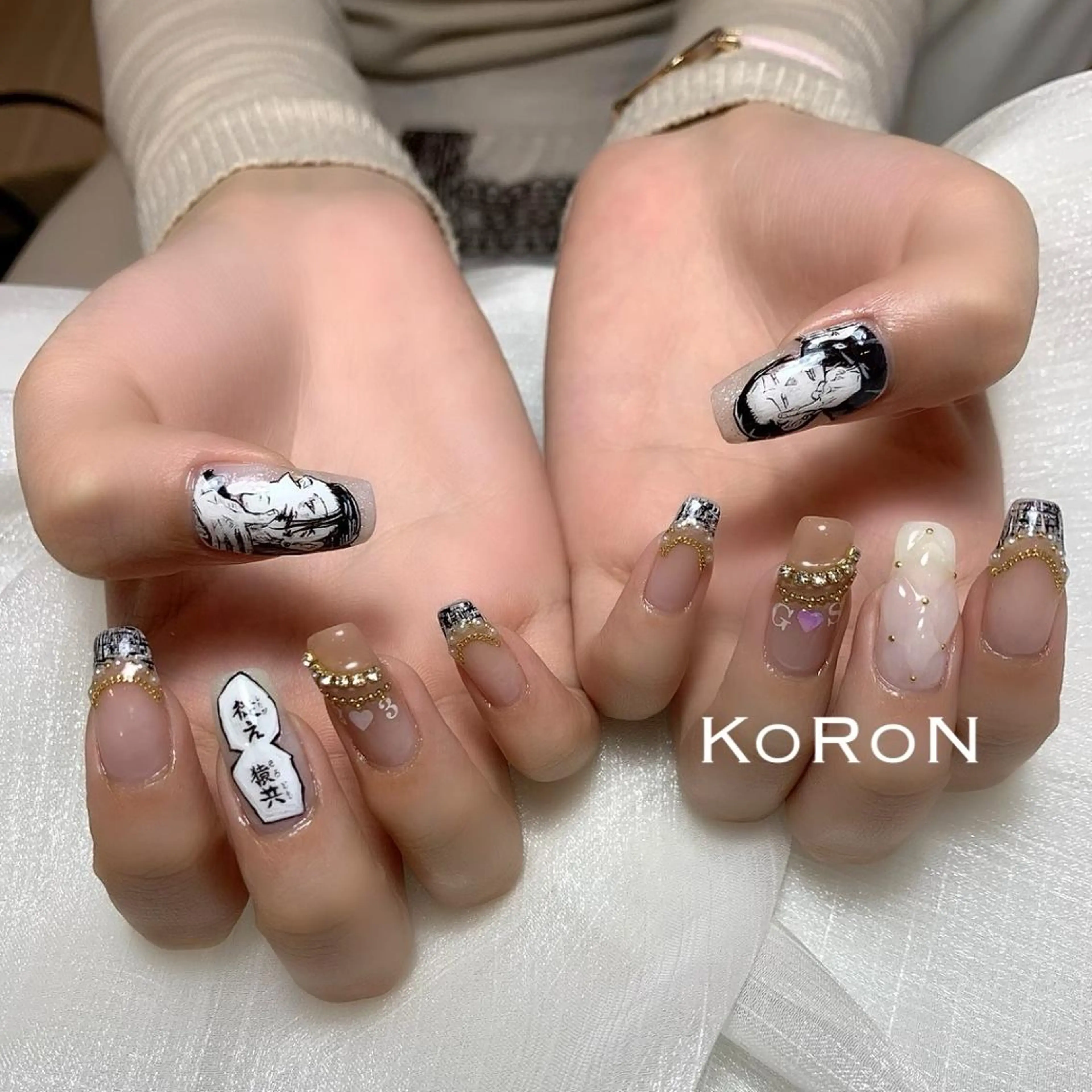 ネイル ハンドネイル 自宅サロン鎌倉 KORONのネイルデザイン