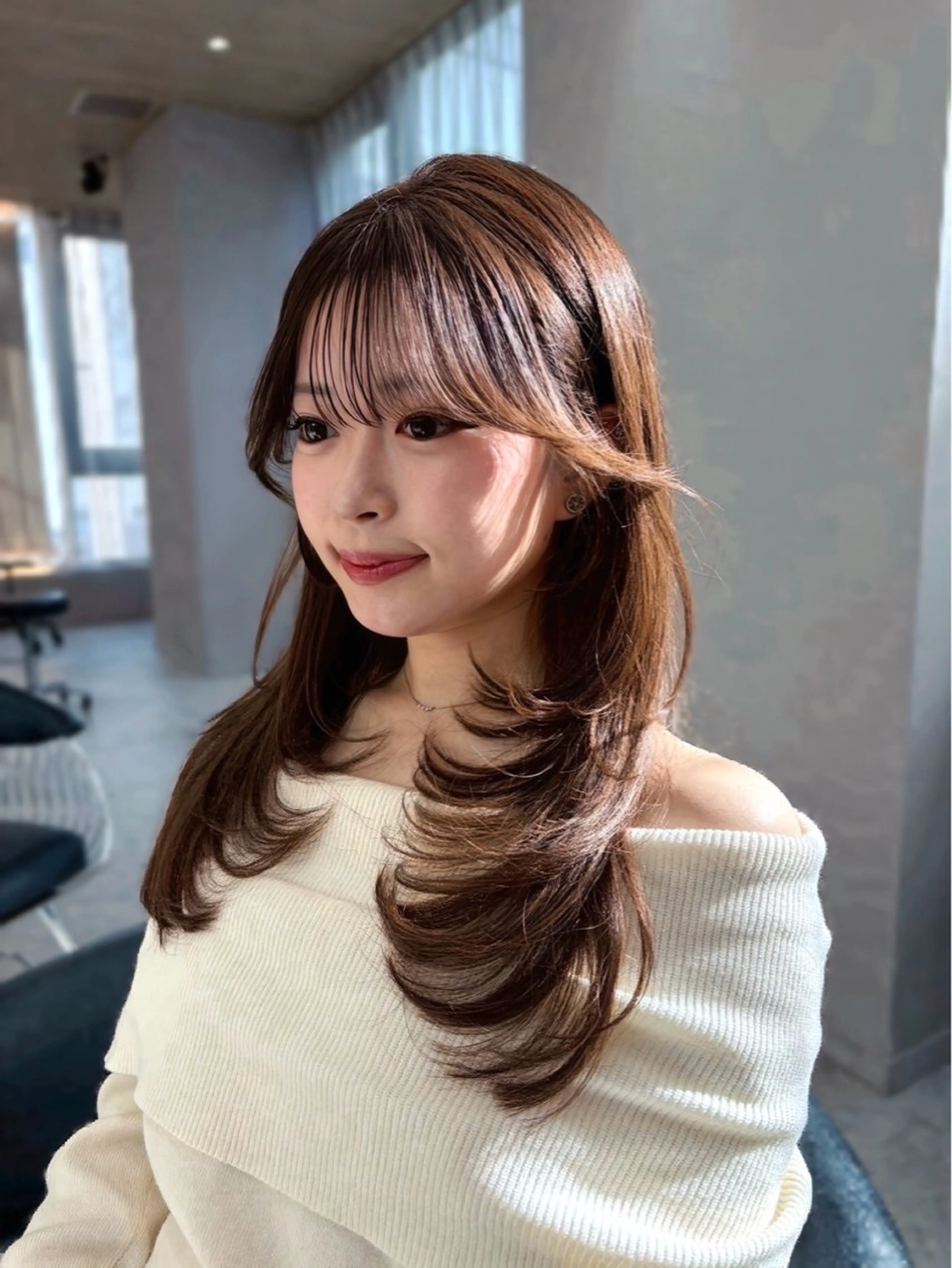 セミロング カット ヘアカラー トリートメント votan渋谷所属・木串 楽人のヘアスタイル