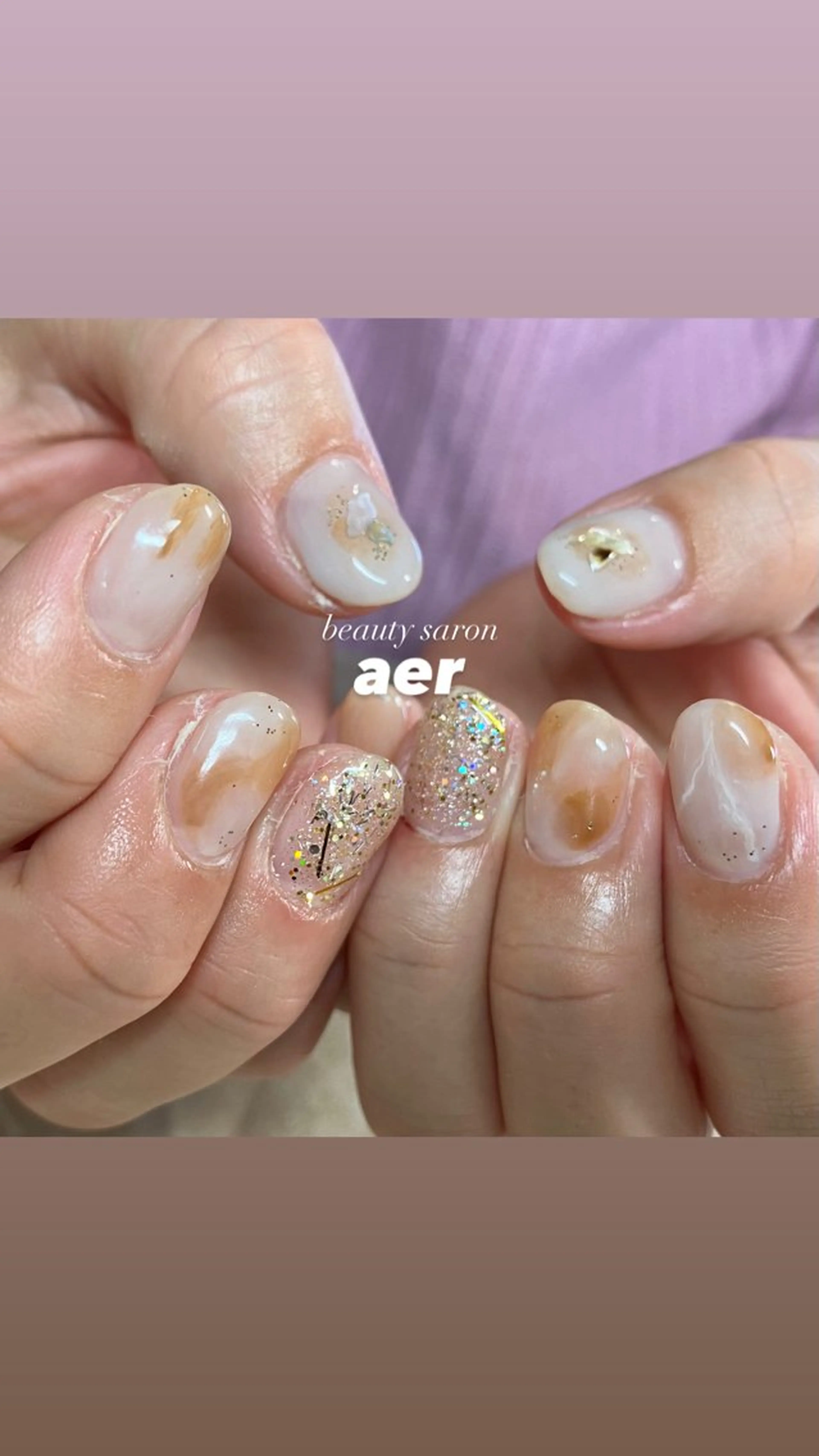 ネイル ハンドネイル デコパーツが得意♪ ネイル/眉毛/エステの眉毛・アイブロウイメージ