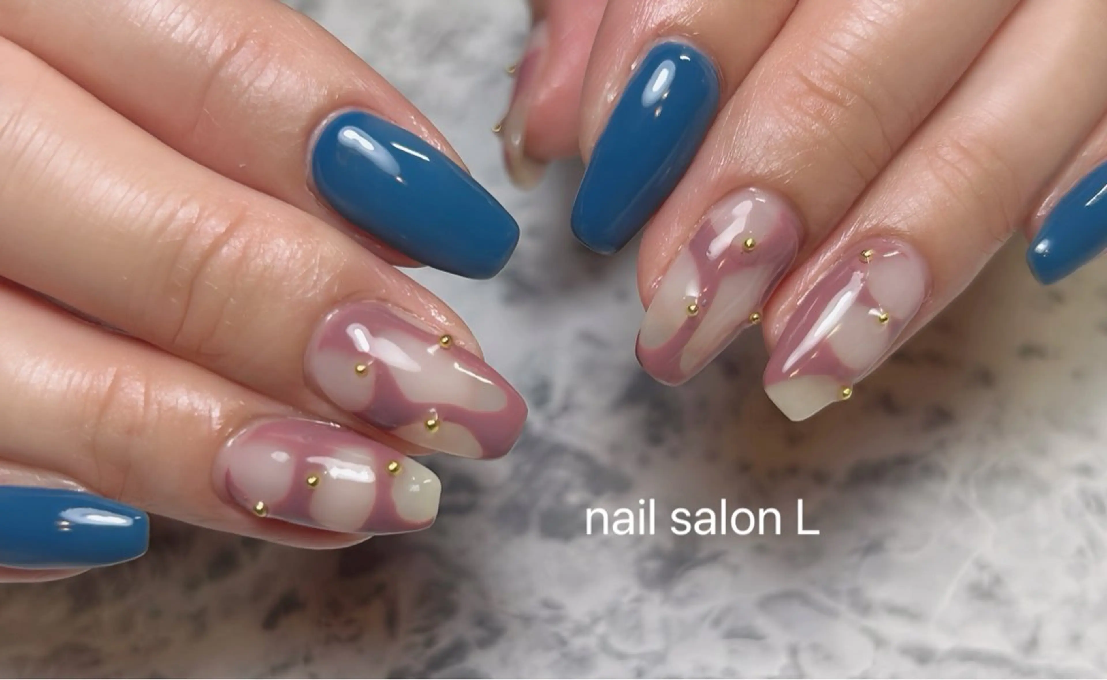 ネイル ハンドネイル 吉川市 ネイルサロンLのネイルデザイン