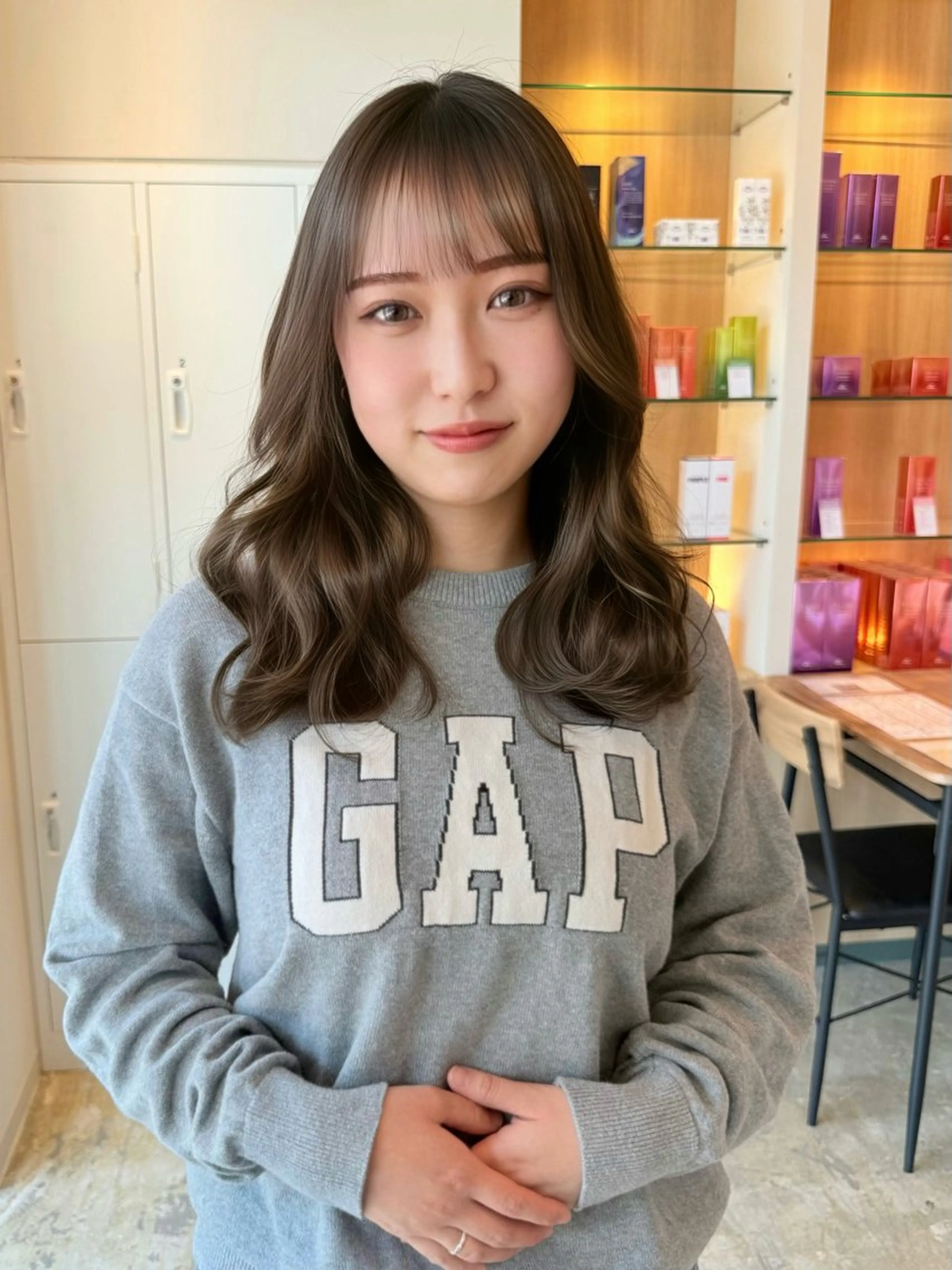 【人気NO.1👑】似合わせカット+トレンドカラー+Aujua4STEPトリートメントの写真