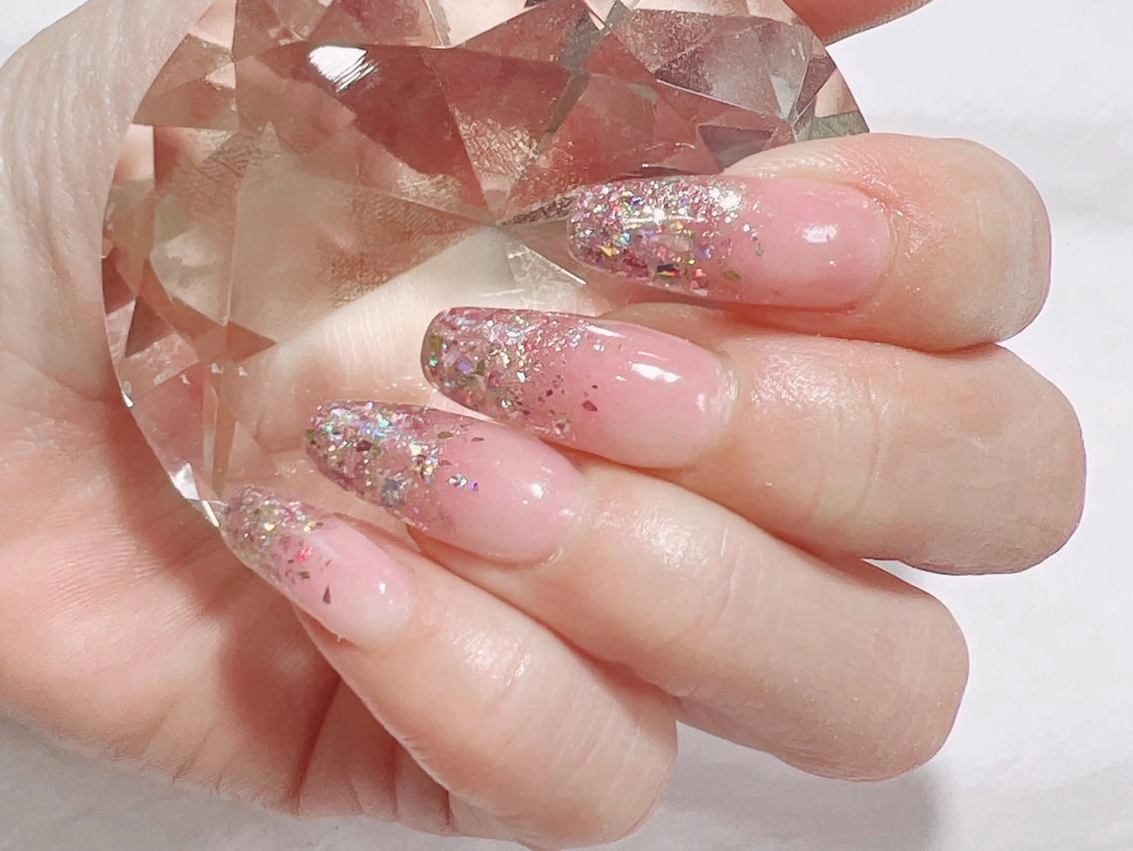 【オフなし】長さ出し１０本☆ワンカラー,グラデ,ラメ☆オフ込みの写真