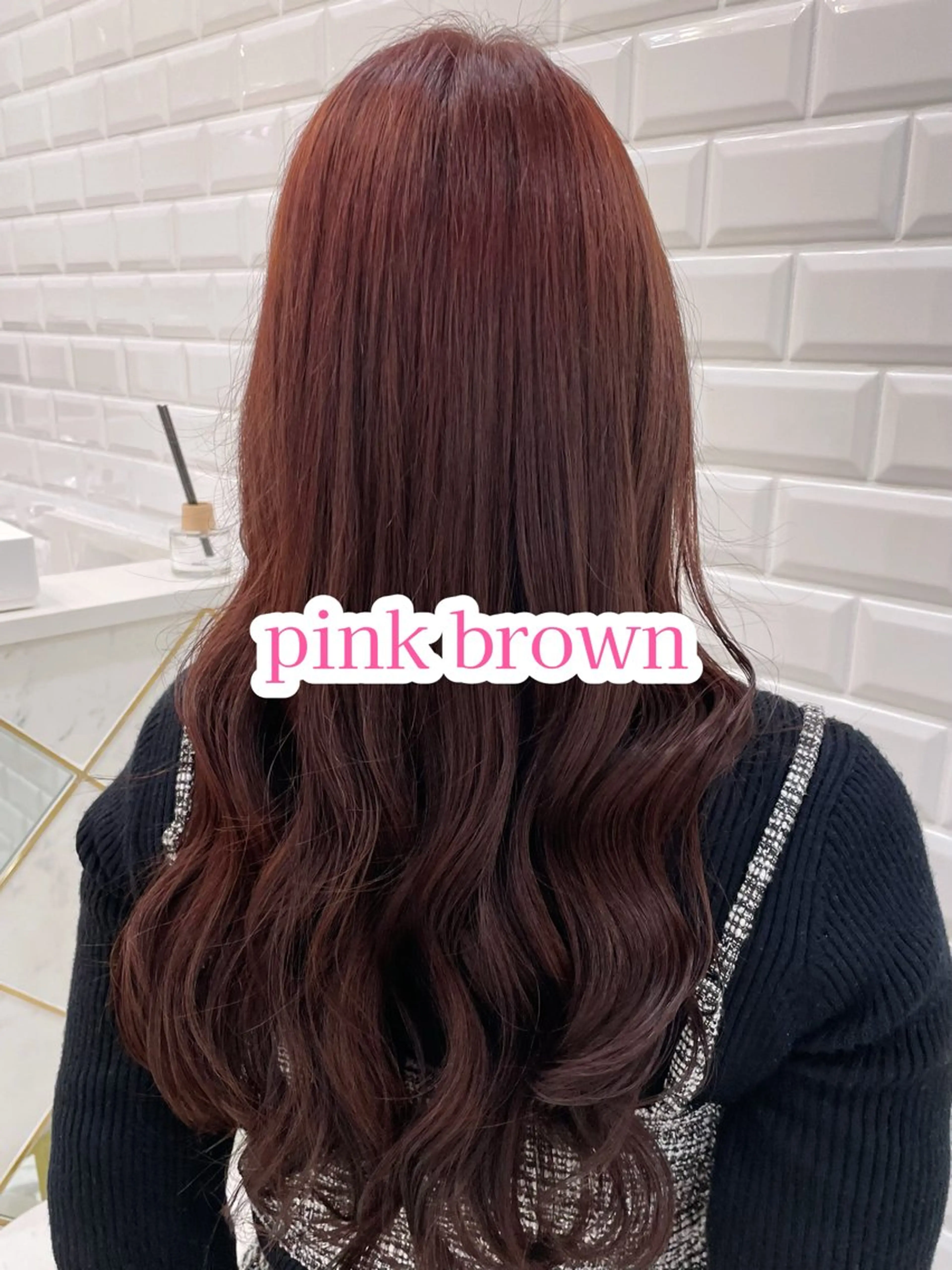 ロング カラー ピンクカラー カット ヘアカラー トリートメント ガーリーカラー🩷 ユウ🍓💞のヘアスタイル