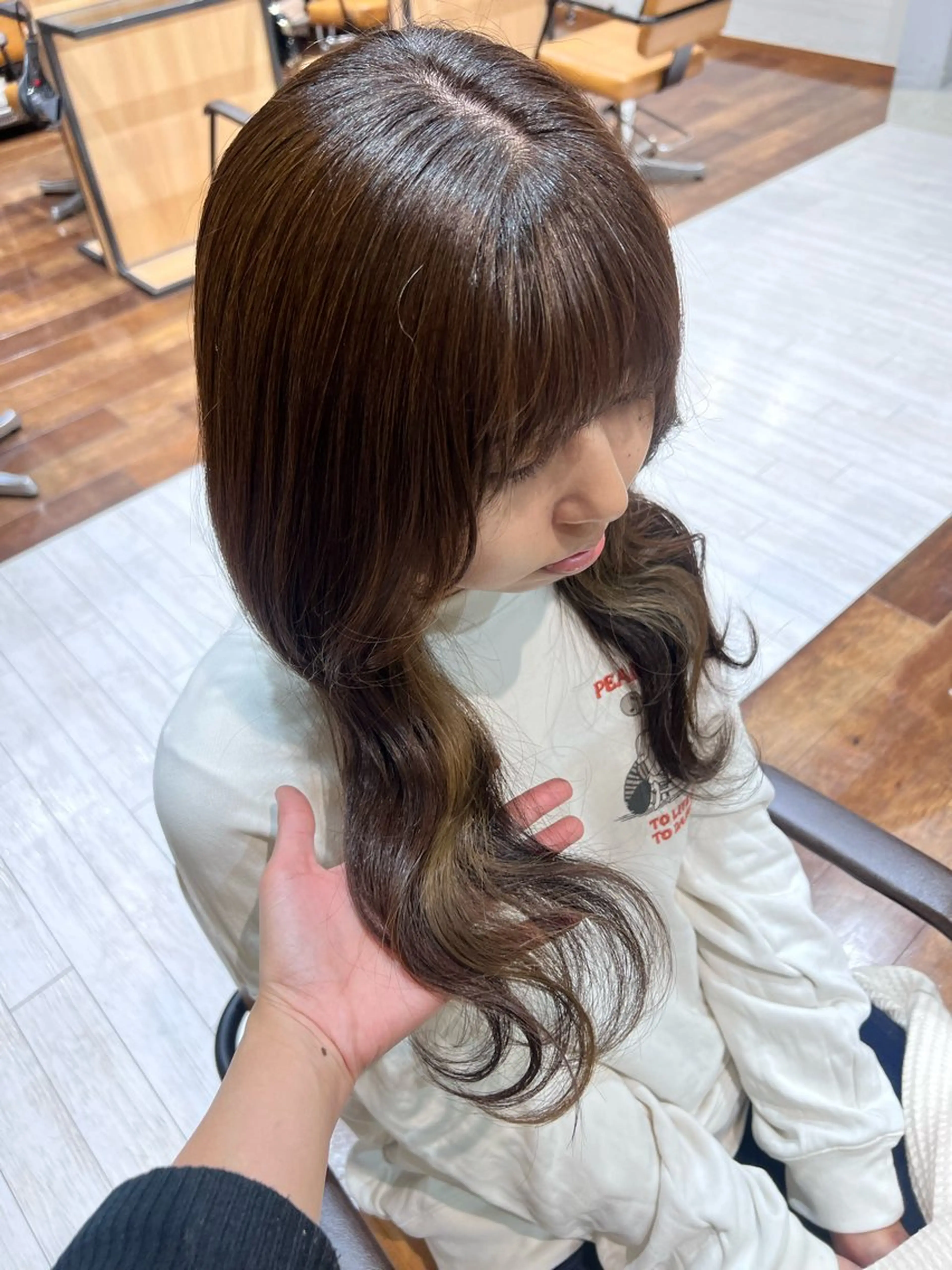 ロング カラー カット ヘアカラー 🌻井上 マリー🌻のヘアスタイル