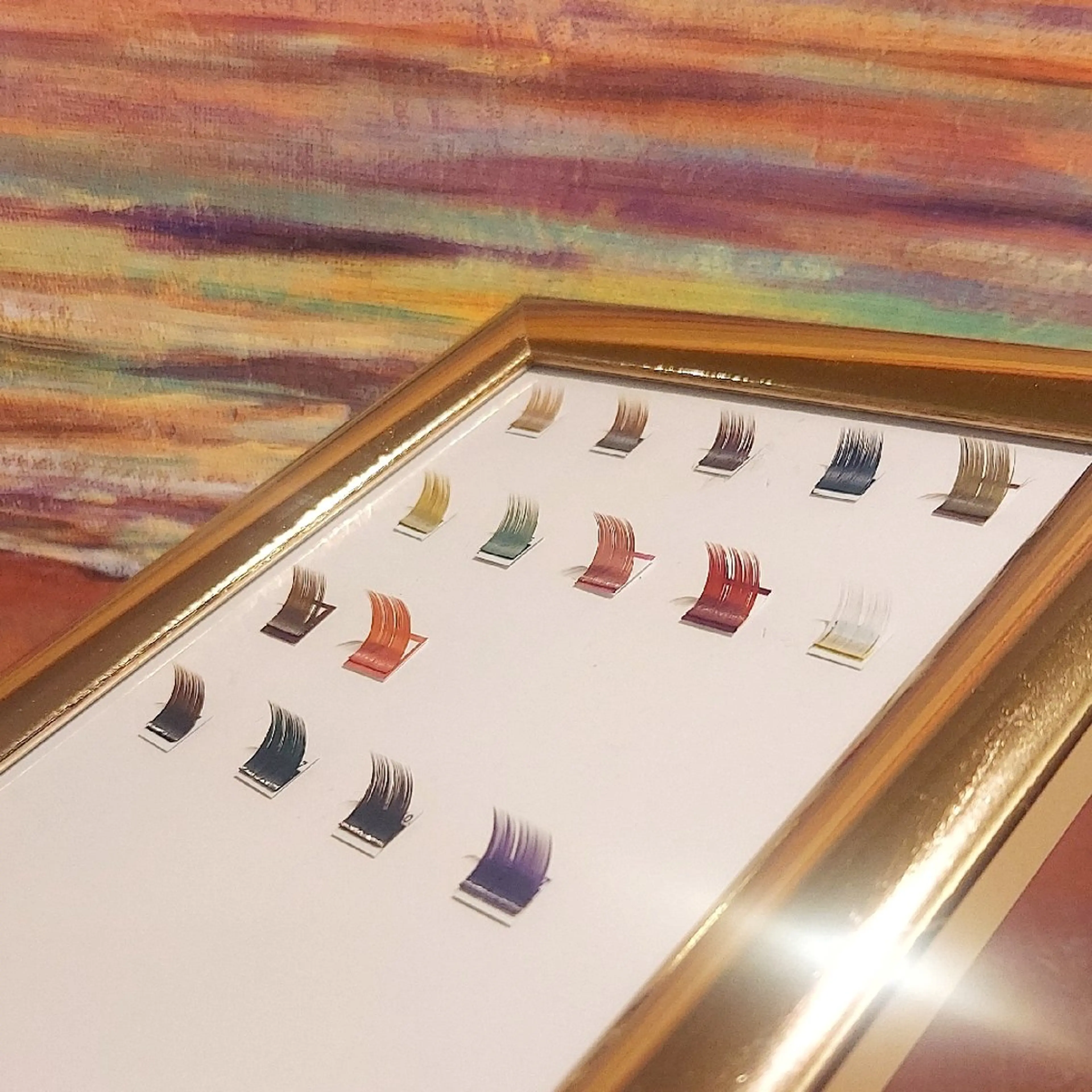 カラーフラットラッシュ80本【他店オフ&アイシャンプー付き】の写真