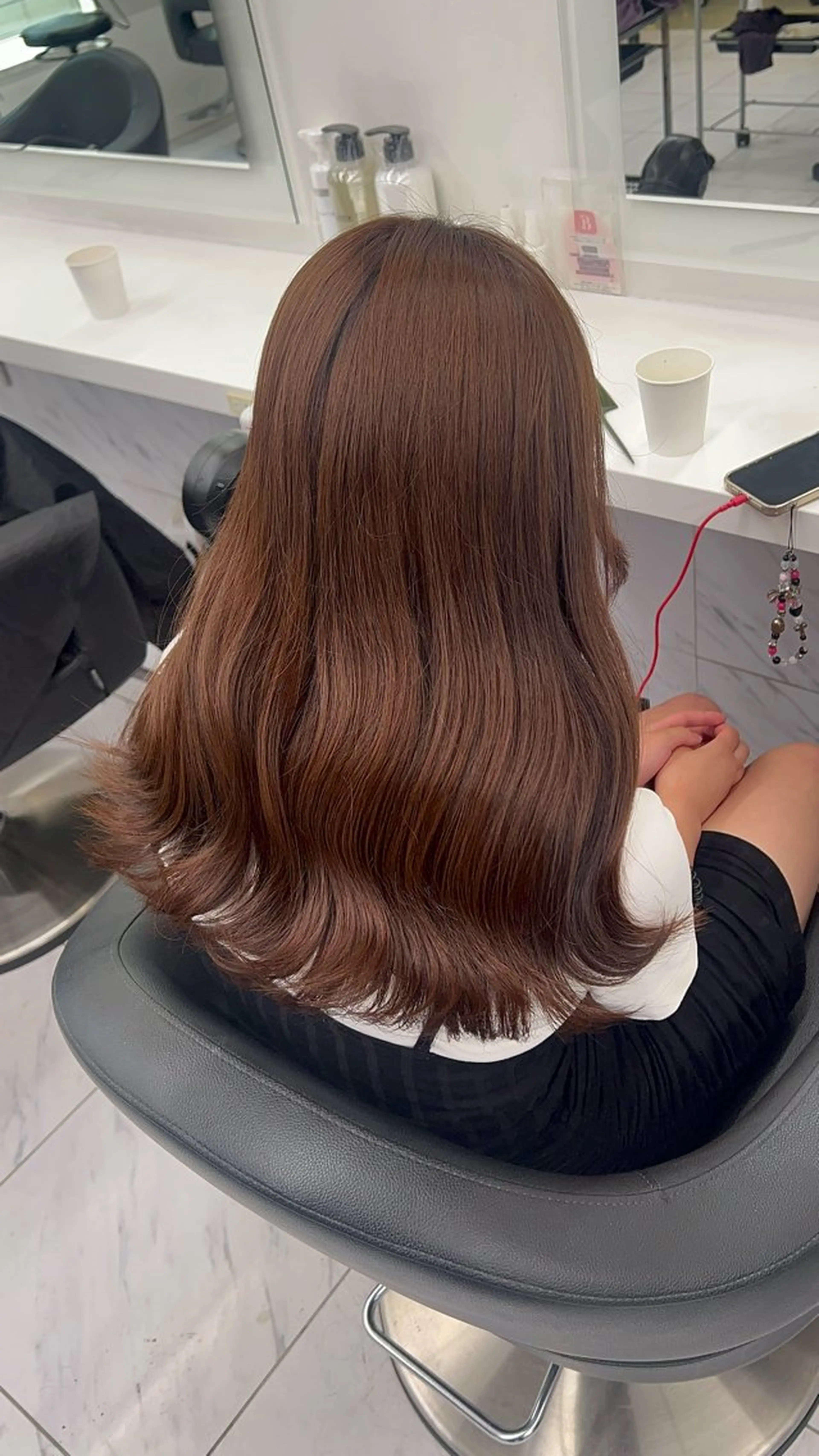 ロング カラー ヘアカラー 韓国レイヤーカット /REIのヘアスタイル