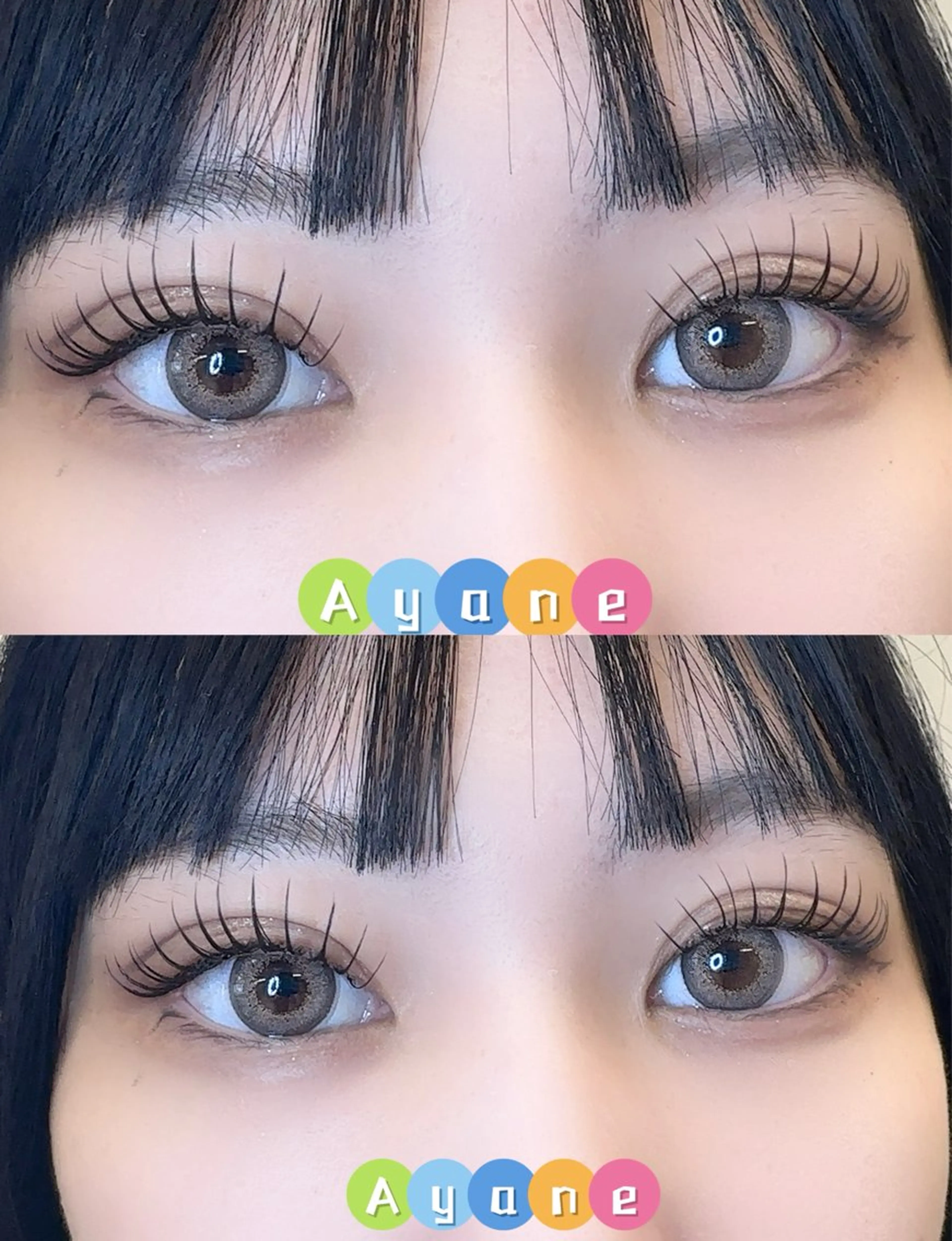 マツエク・マツパ 付け放題 バインドロック 束感まつ毛 フラットラッシュ 韓国風マツエク ACIEL EYELASH SALON所属・あ やねのマツエク・マツパデザイン