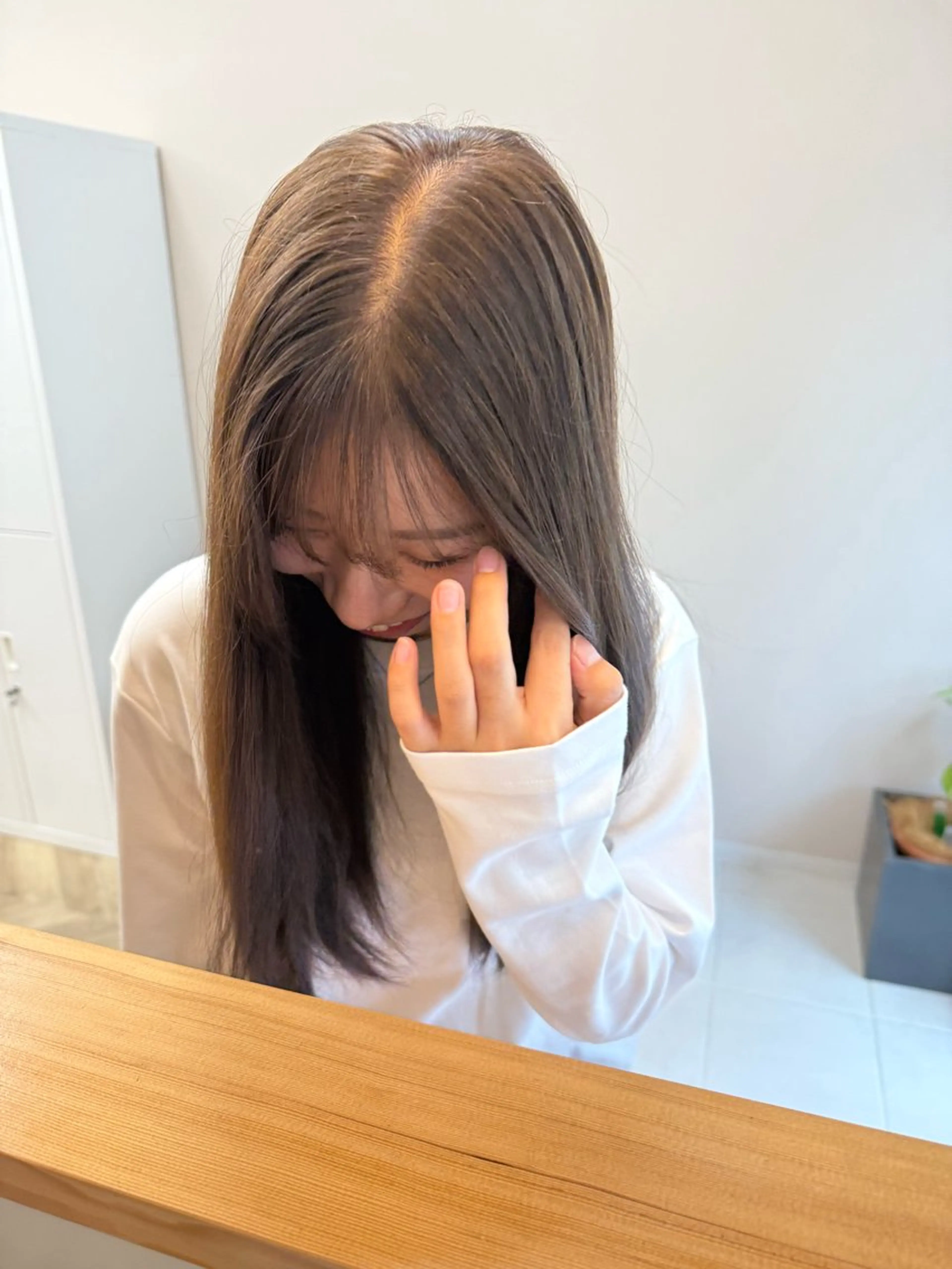 【SNS特典🫧】髪質改善カラー¥8,900の写真