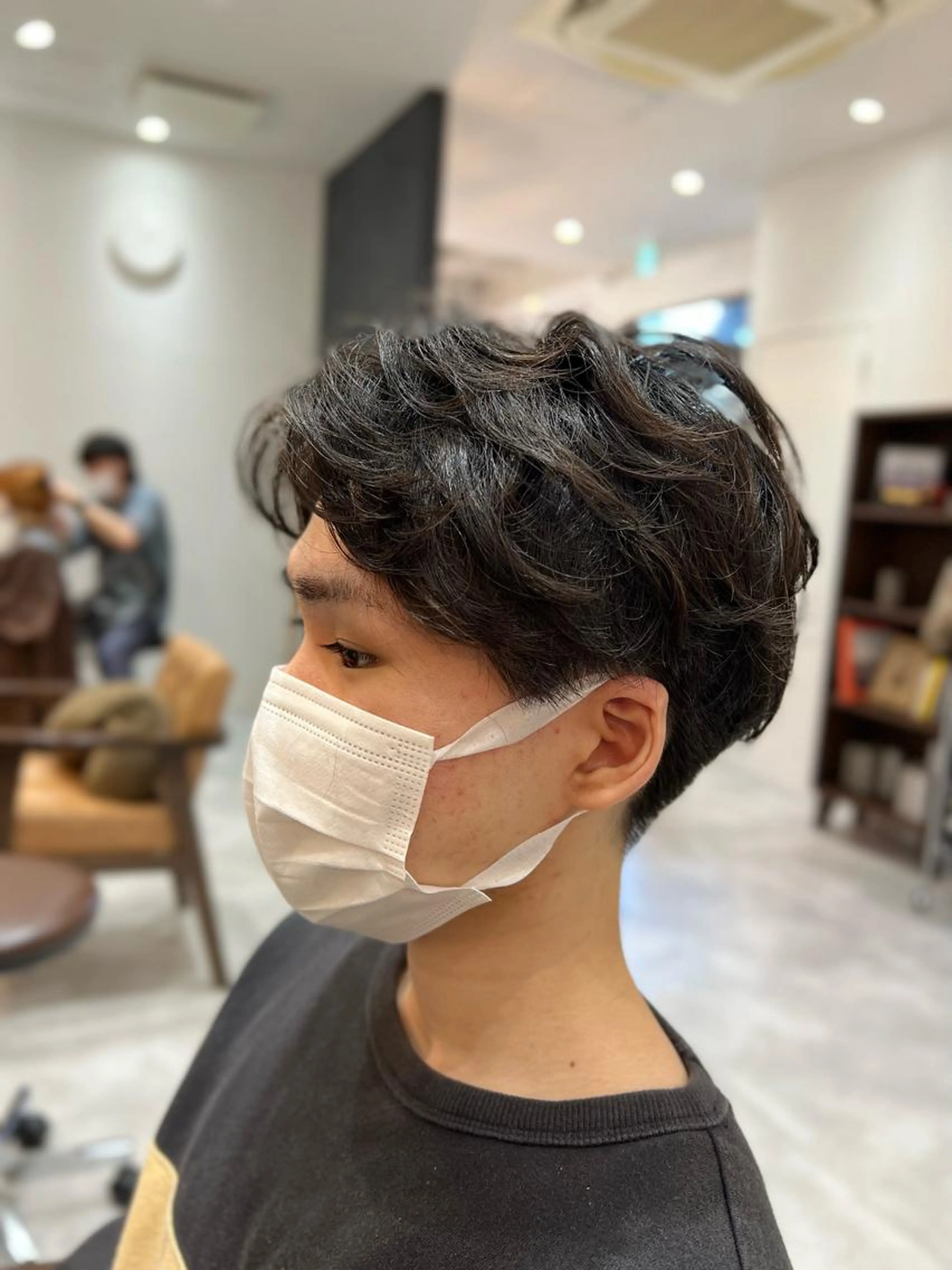 カット+ニュアンスパーマの写真