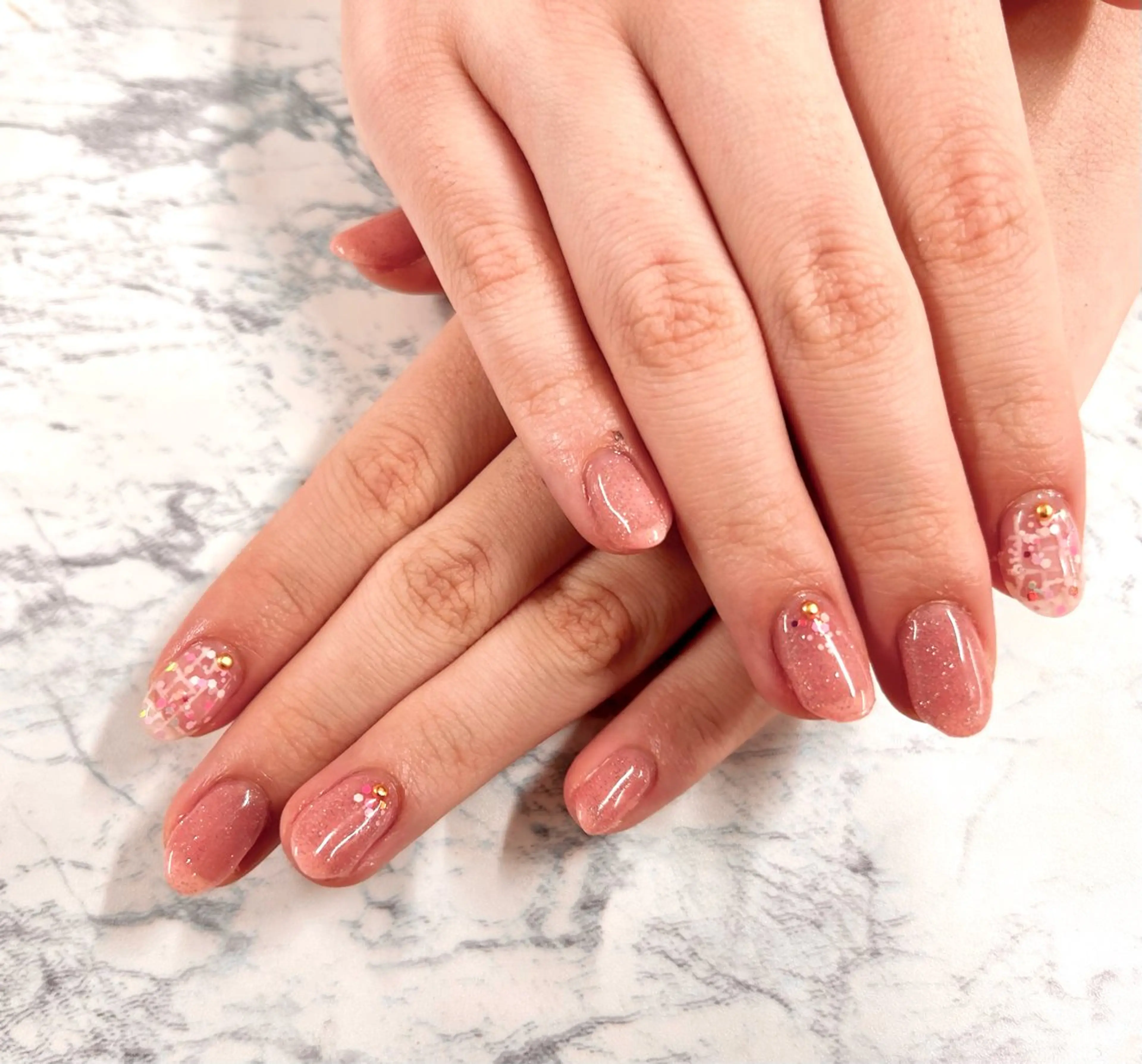 ネイル ツイードネイル 杉山 ネイリストのネイルデザイン