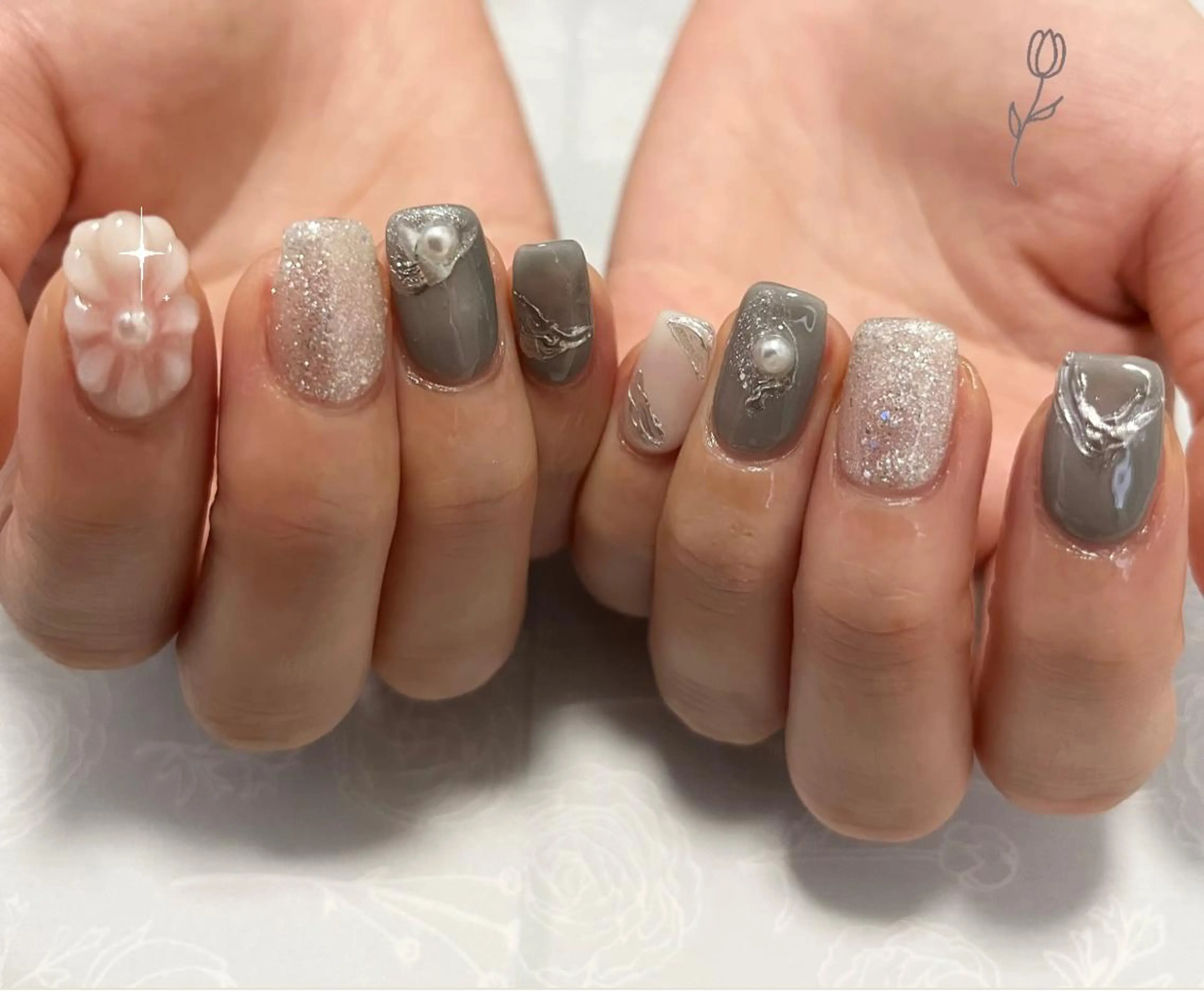 ネイル ニュアンスネイル わたなべ さやかのネイルデザイン