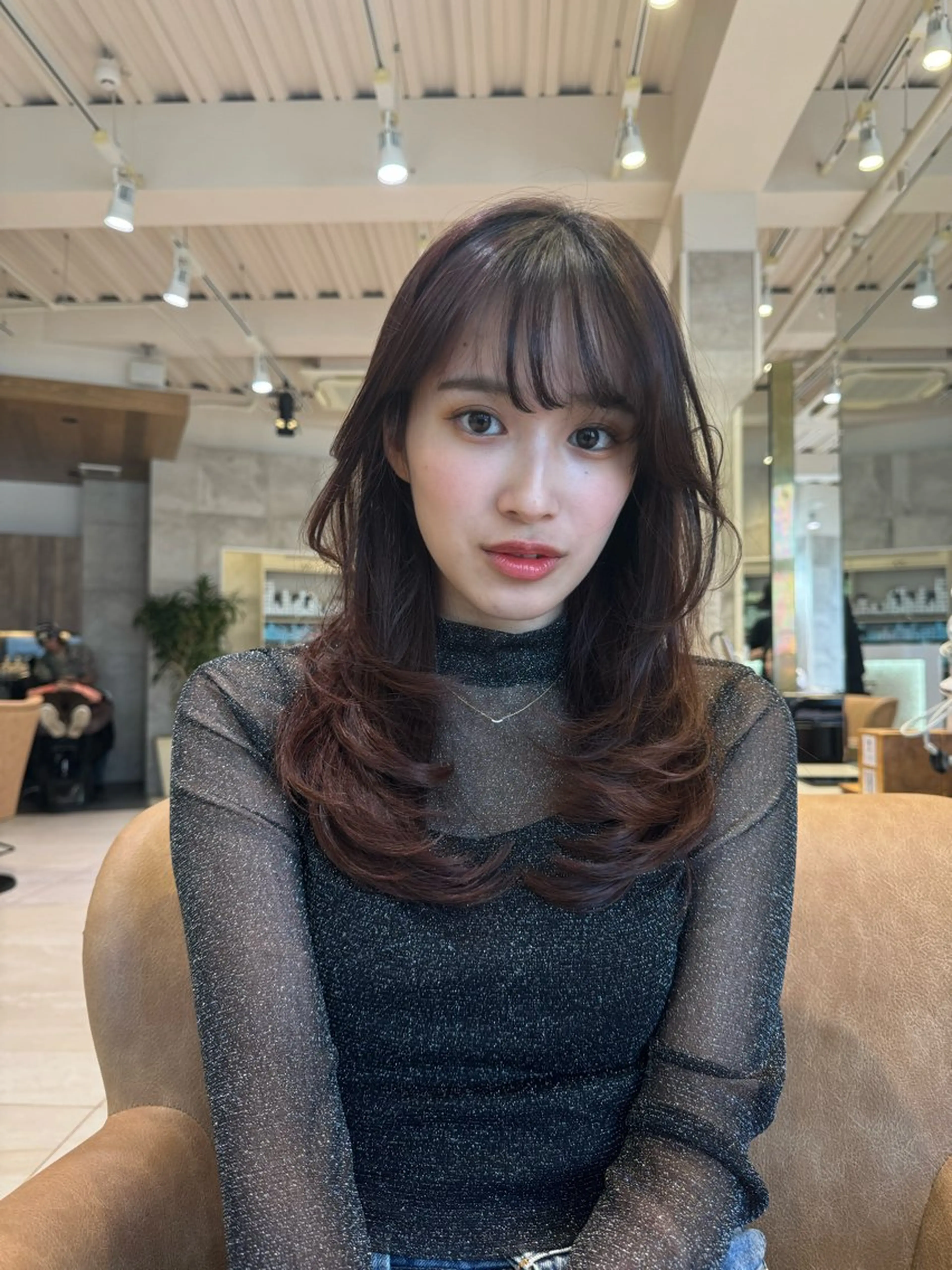 ロング カラー パーマ ヘアアレンジ 【くせ毛解消】縮毛 髪質改善✨たくみ✨のヘアスタイル