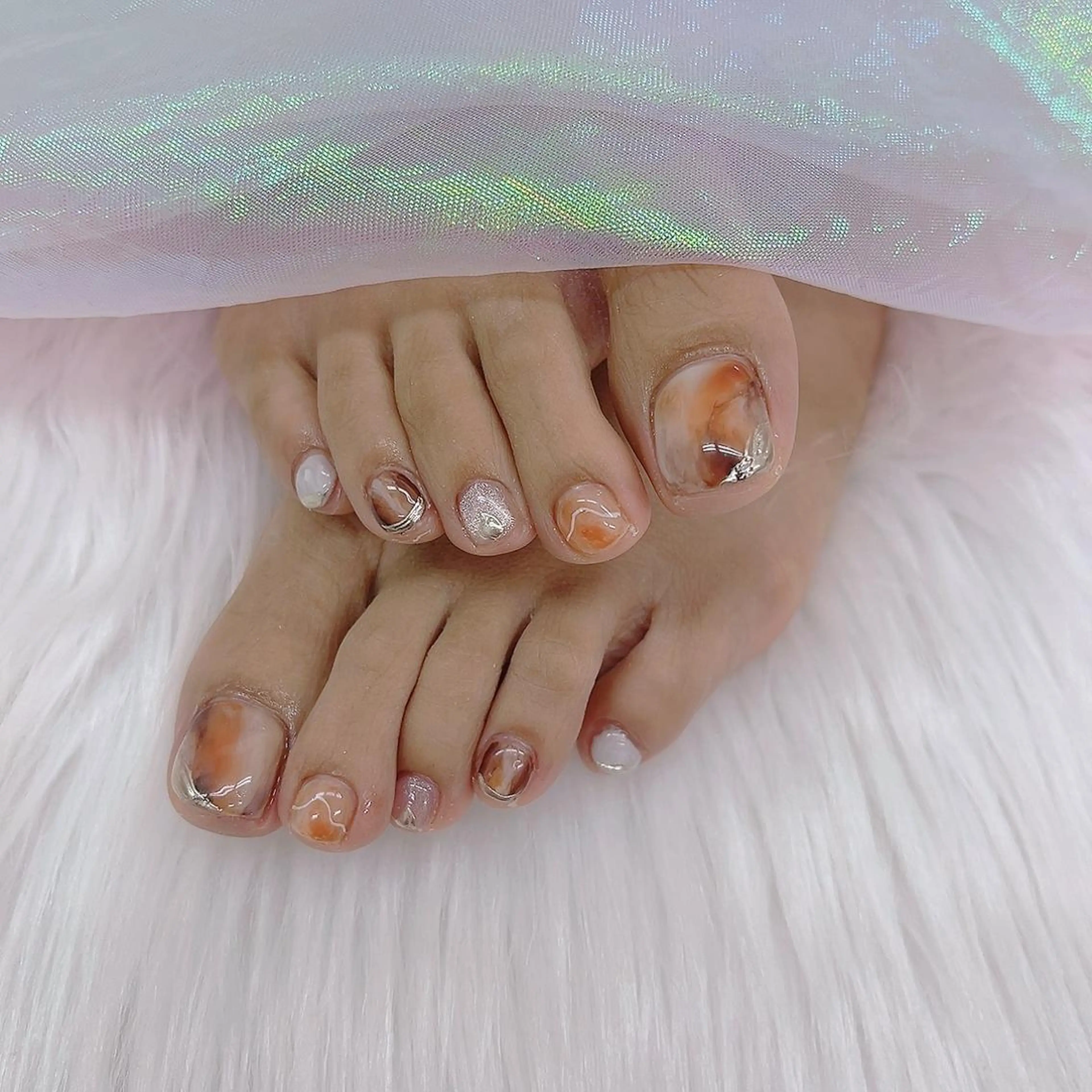 ネイル 🦋ネイルサロン ブラン🌈ゆりのネイルデザイン