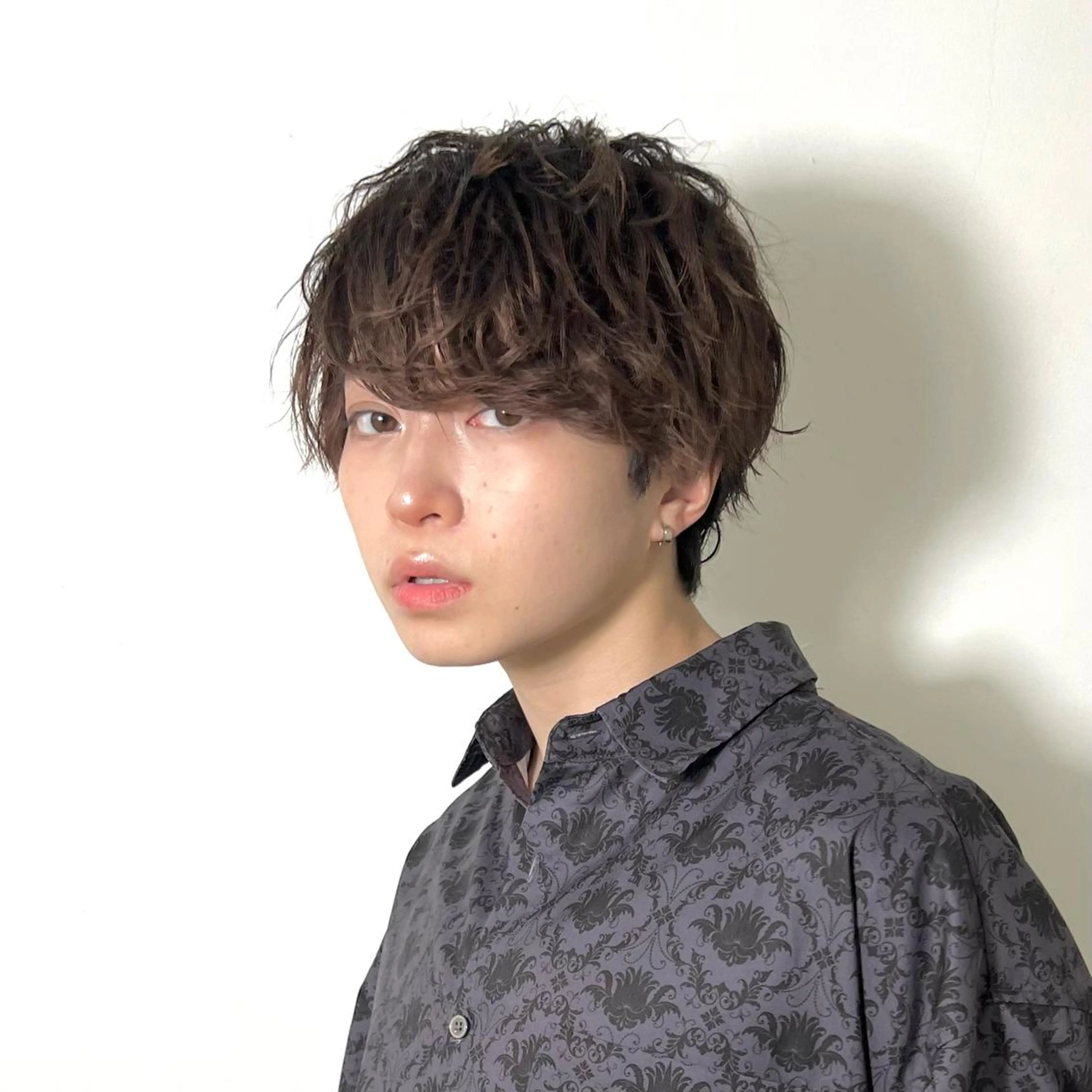 パーマ メンズ カット パーマ 柏メンズカットパーマ NO.1タイチのヘアスタイル