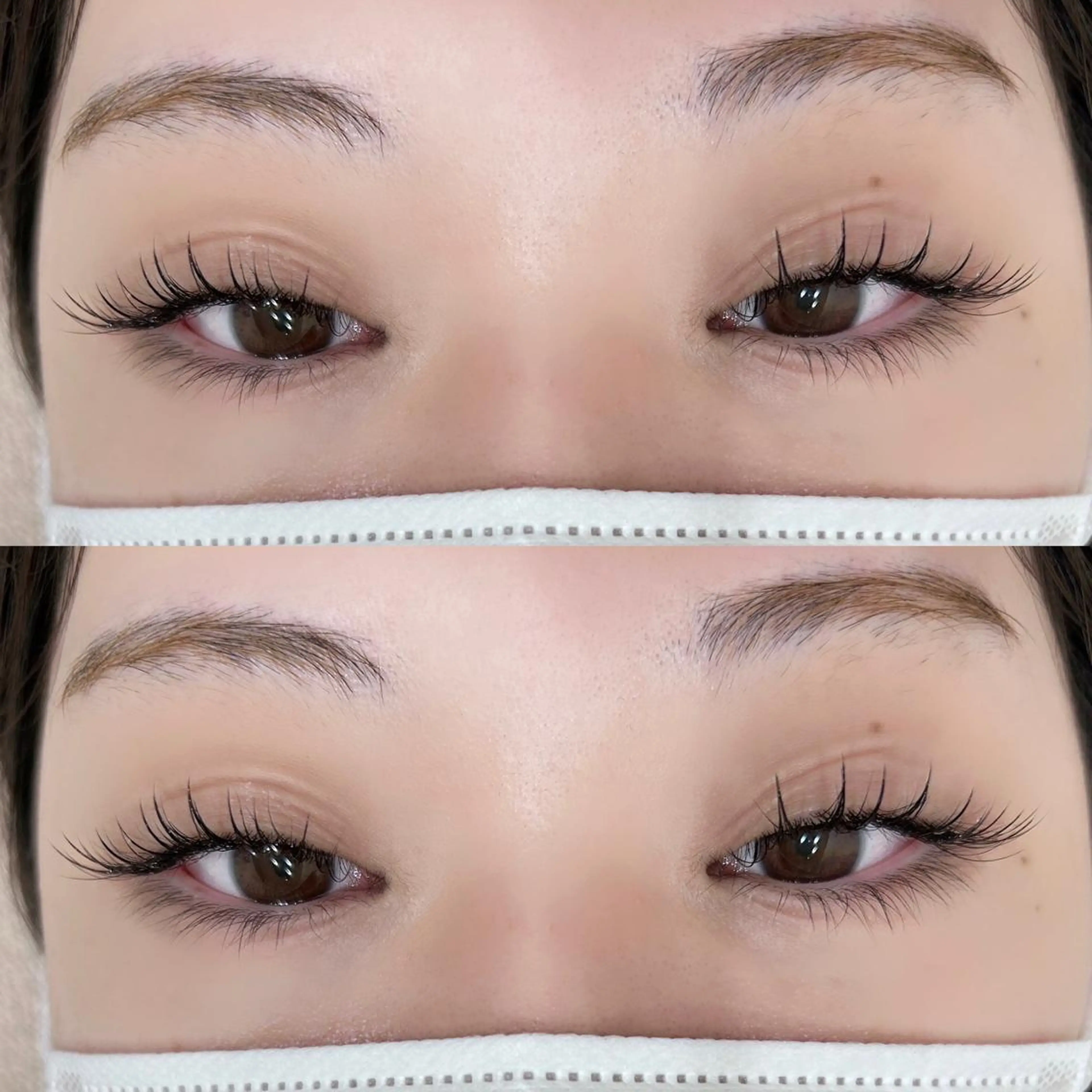 minimo限定価格🎈エクパーマ🧸LEDエクステ💕本数60​〜​80パーマの上からエクステをお付けさせていただいてますの写真