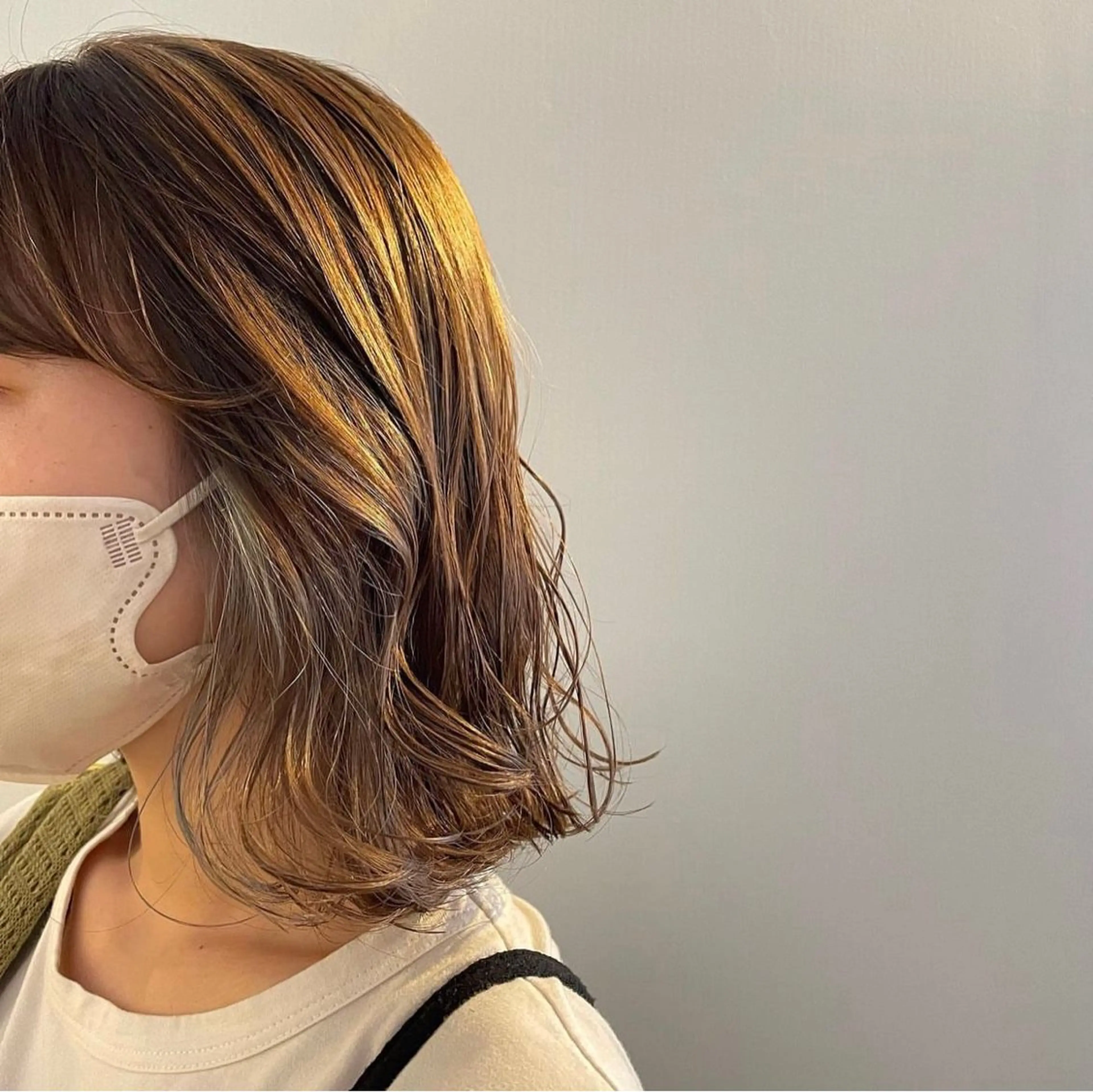 ミディアム カット 博多|Sakurai Ayumiのヘアスタイル