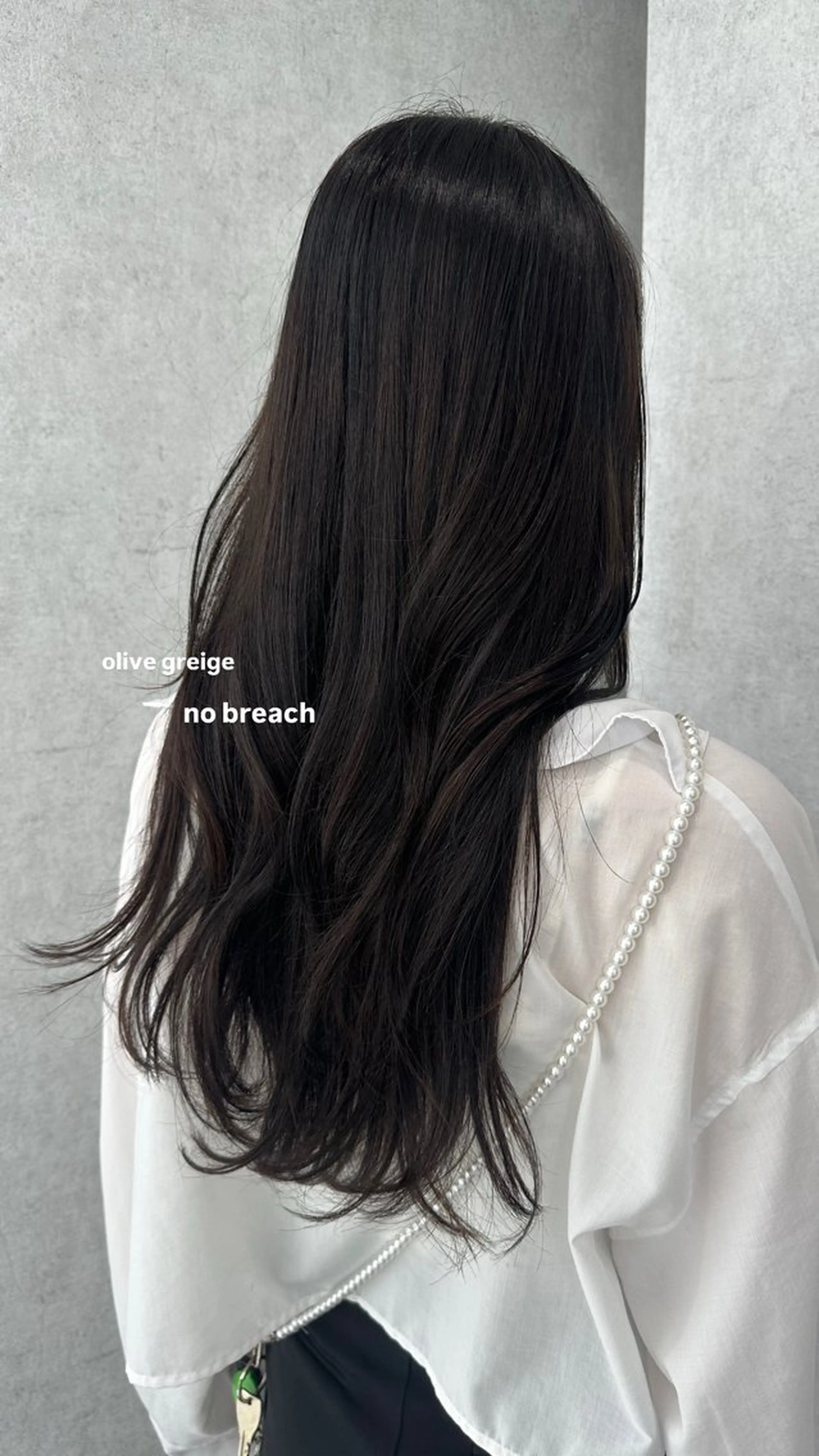 ロング カラー ヘアカラー トリートメント v-lab studio所属・韓国レイヤーカット/ 艶カラー/ noaのヘアスタイル