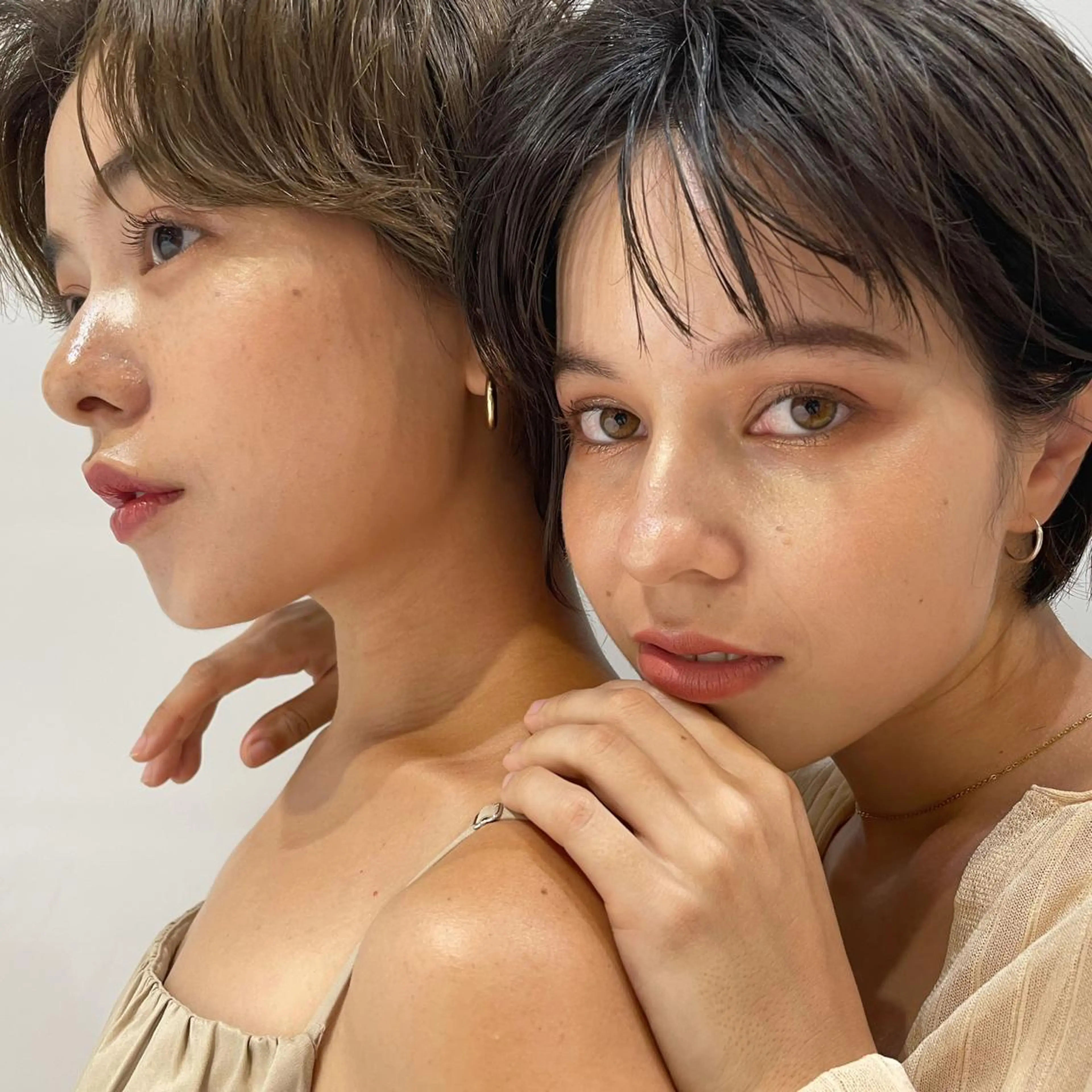 ショート ヘアアレンジ カット トリートメント ヘッドスパ ヘアセット ヒロミ/アレンジ/ アンニュイ/透け感のヘアスタイル