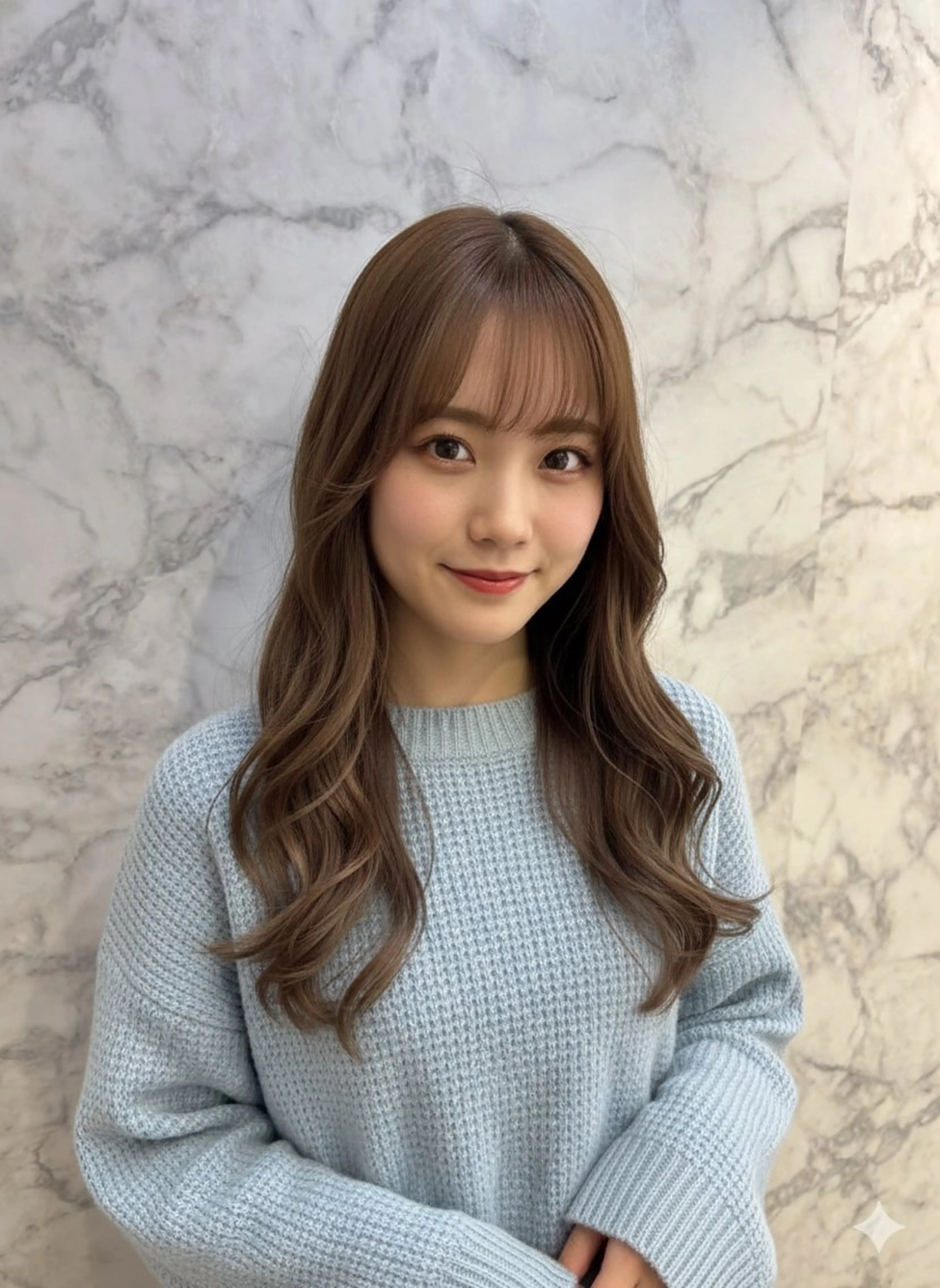 セミロング カラー ヘアカラー トリートメント 🍒しの🍒 ハイトーン/カットのヘアスタイル