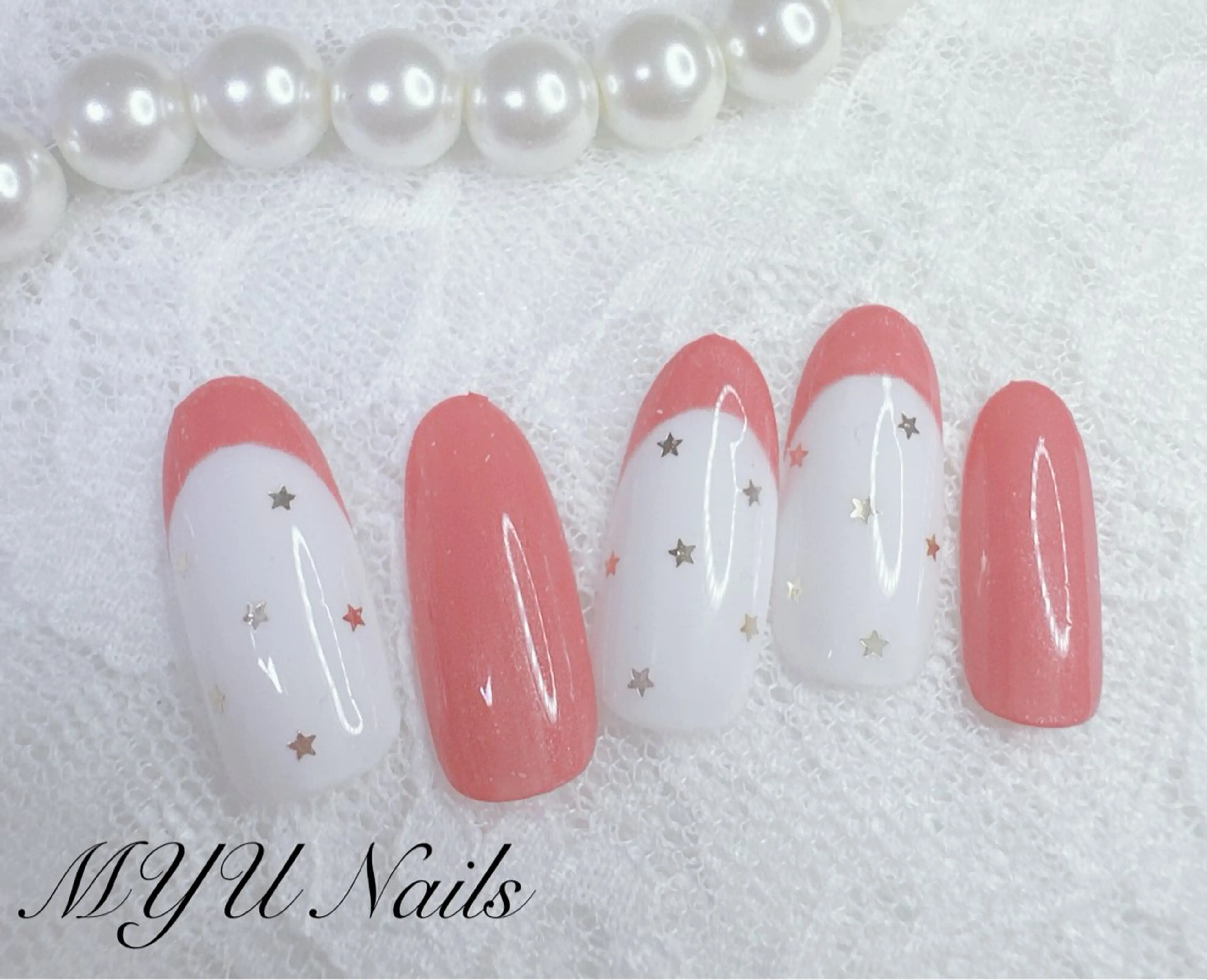 ネイル フレンチネイル ジェルネイル 持ち込み ニュアンスネイル ワンカラーネイル ハンドネイル MYU Nails所属・MYU Nailsのネイルデザイン