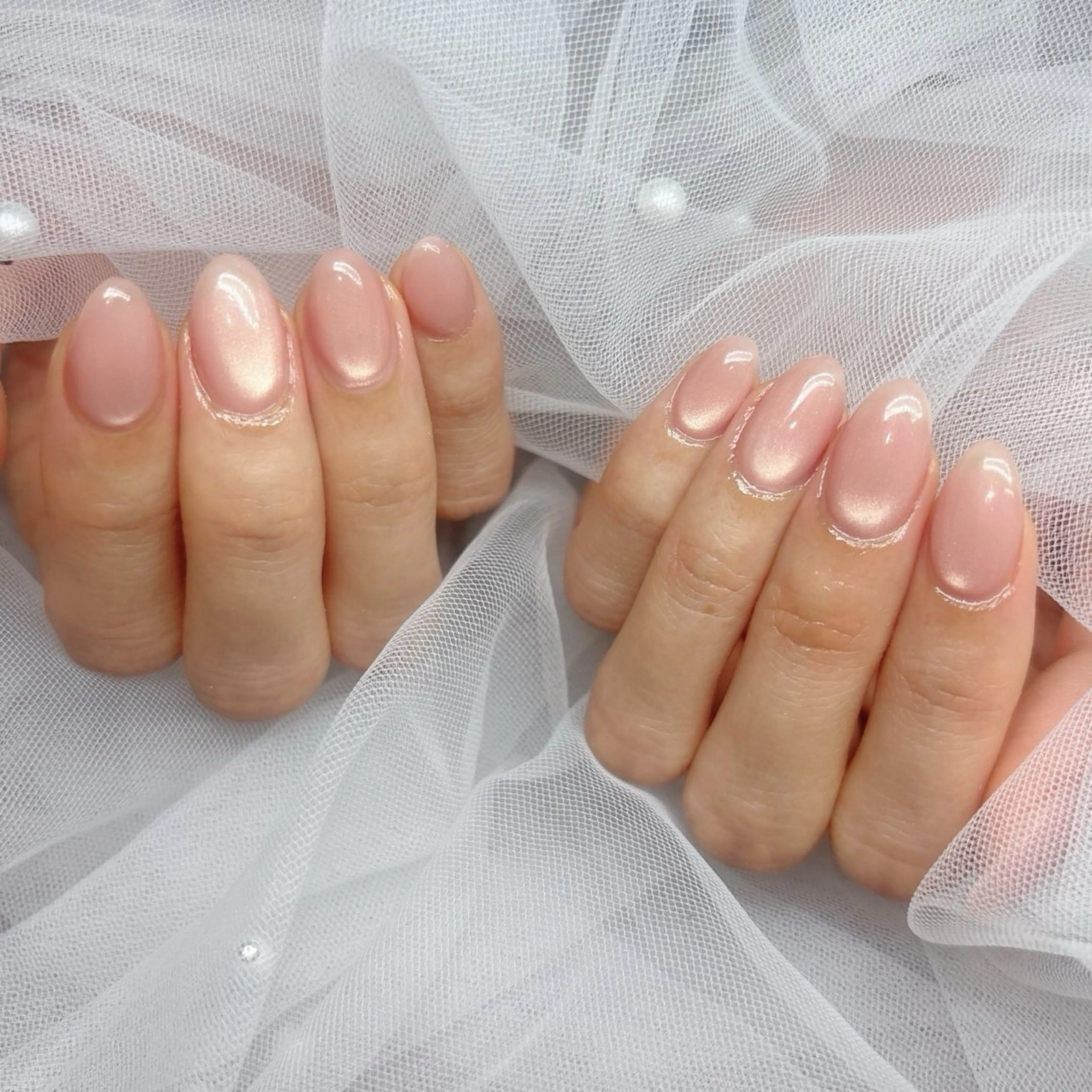 ネイル ワンカラーネイル ピンク ハンドネイル フットネイル ハンドケア 心斎橋Salon Epokkuのネイルデザイン