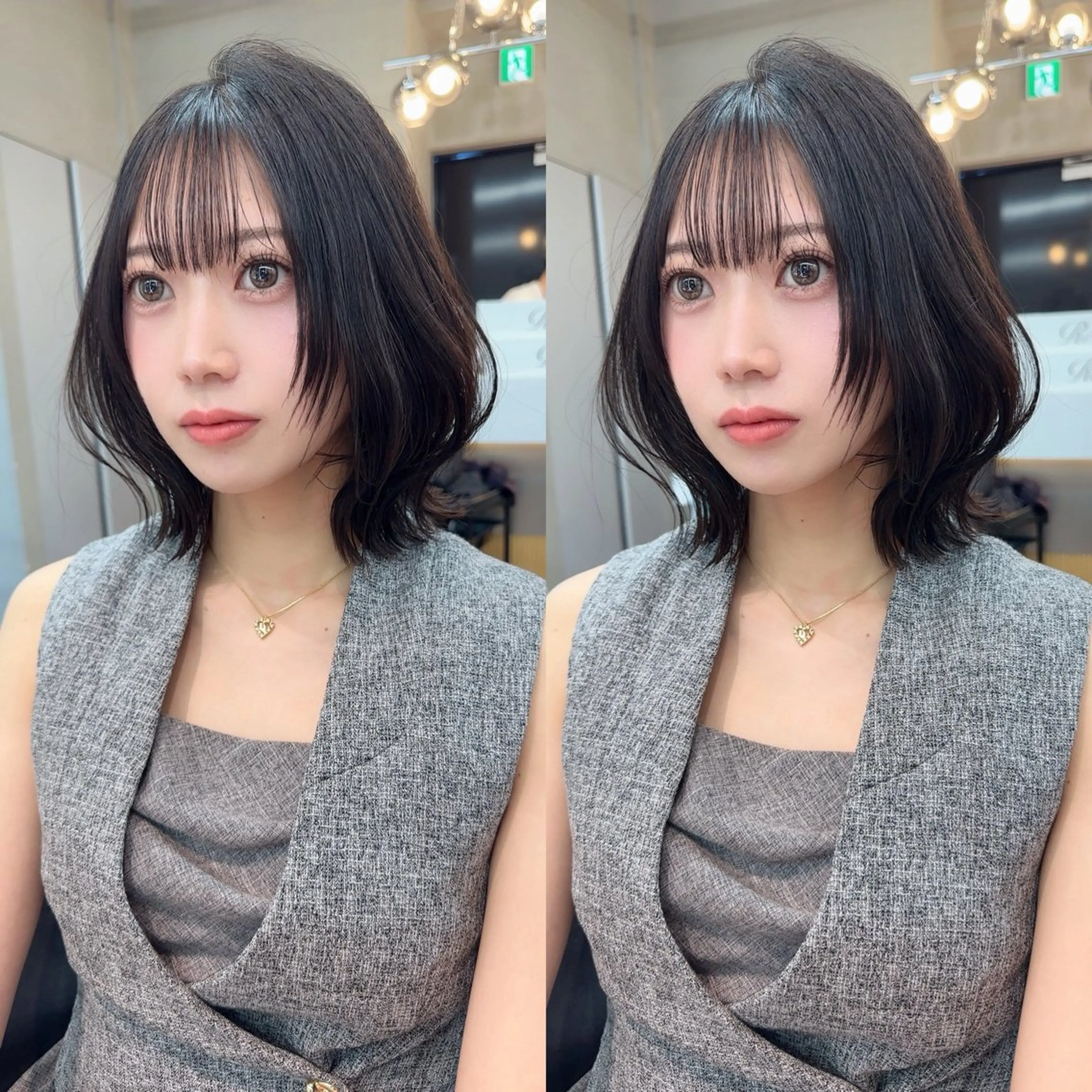 ミディアム カラー ✨髪質改善特化✨副 店長椎葉信乃介のヘアスタイル