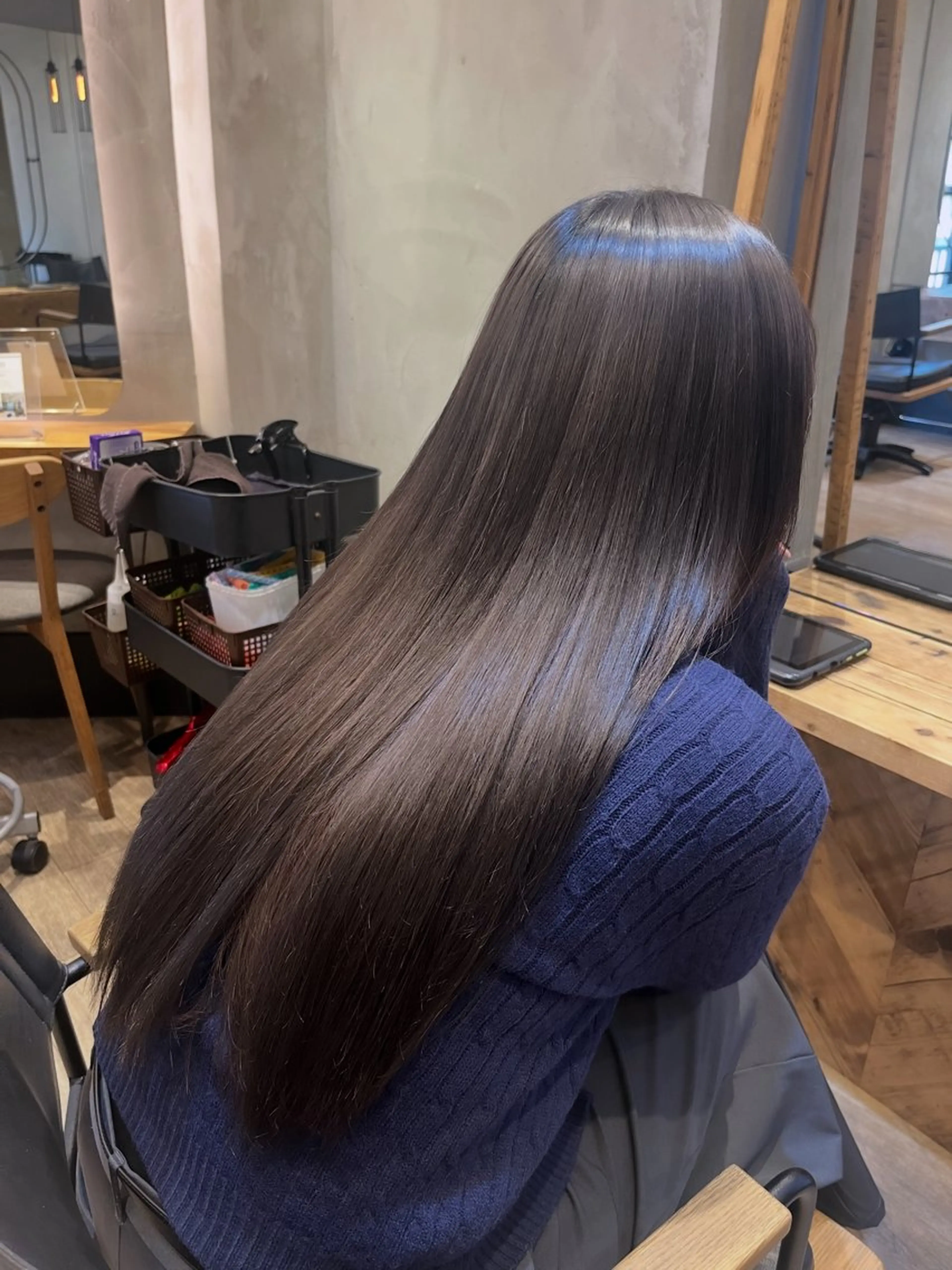 ロング カラー ヘアカラー トリートメント ヘッドスパ ヘアセット 新宿/透明感カラー ×艶髪TR/SAYAのヘアスタイル