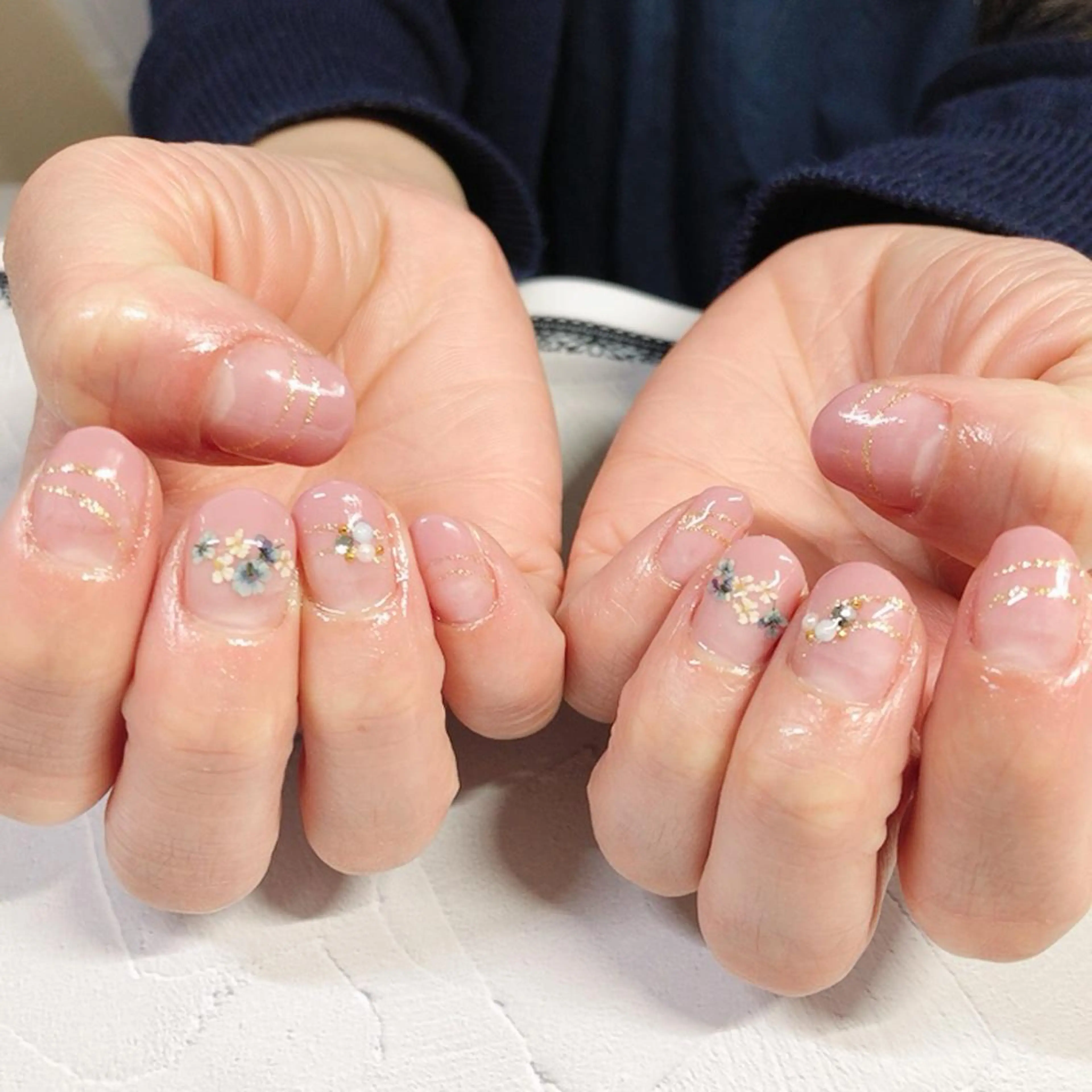 ネイル グラデーション 奥園 良恵のネイルデザイン