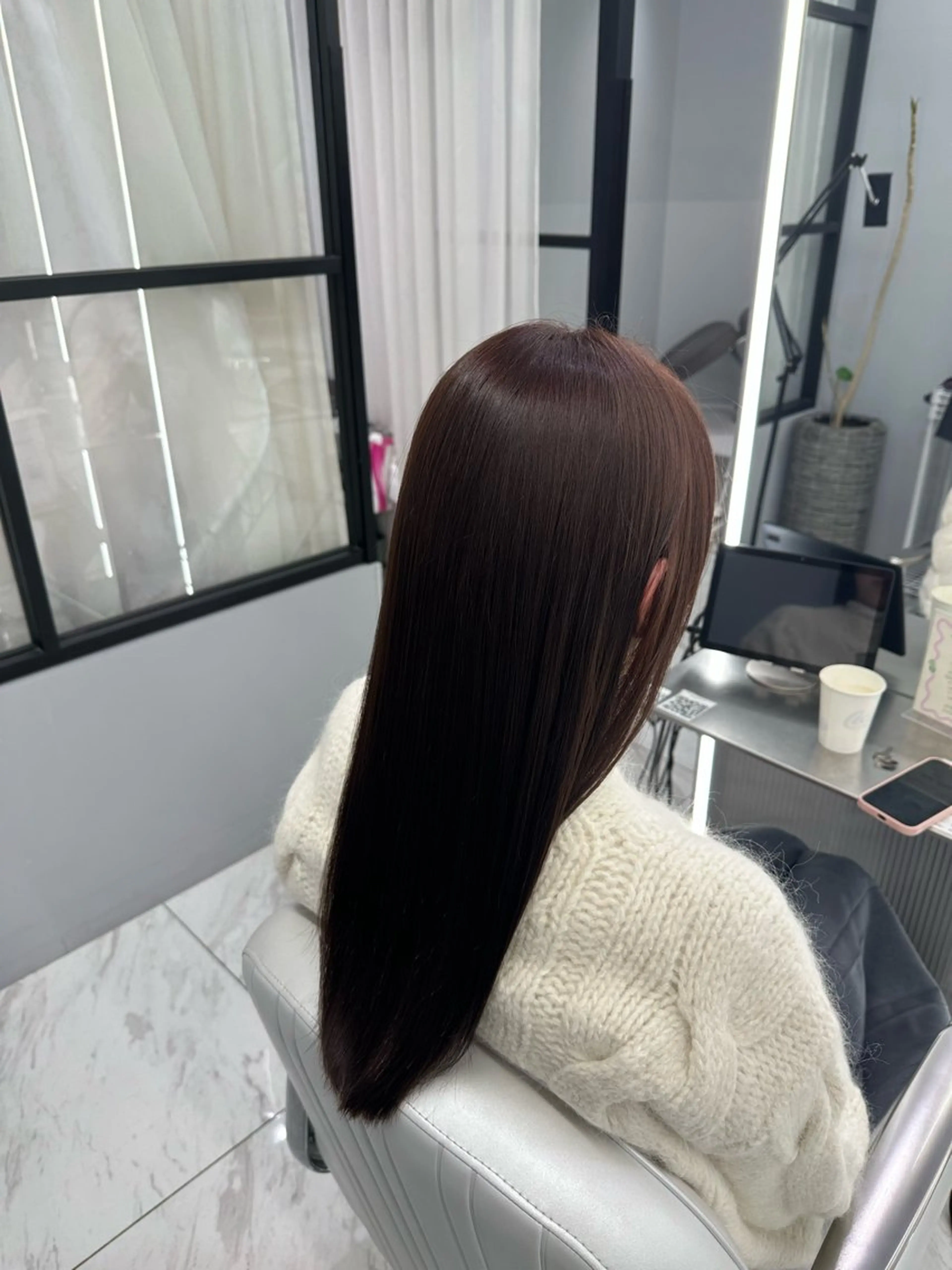 ロング ヘアカラー 艶髪カラー/縮毛矯正 美髪矯正シュンペイのヘアスタイル