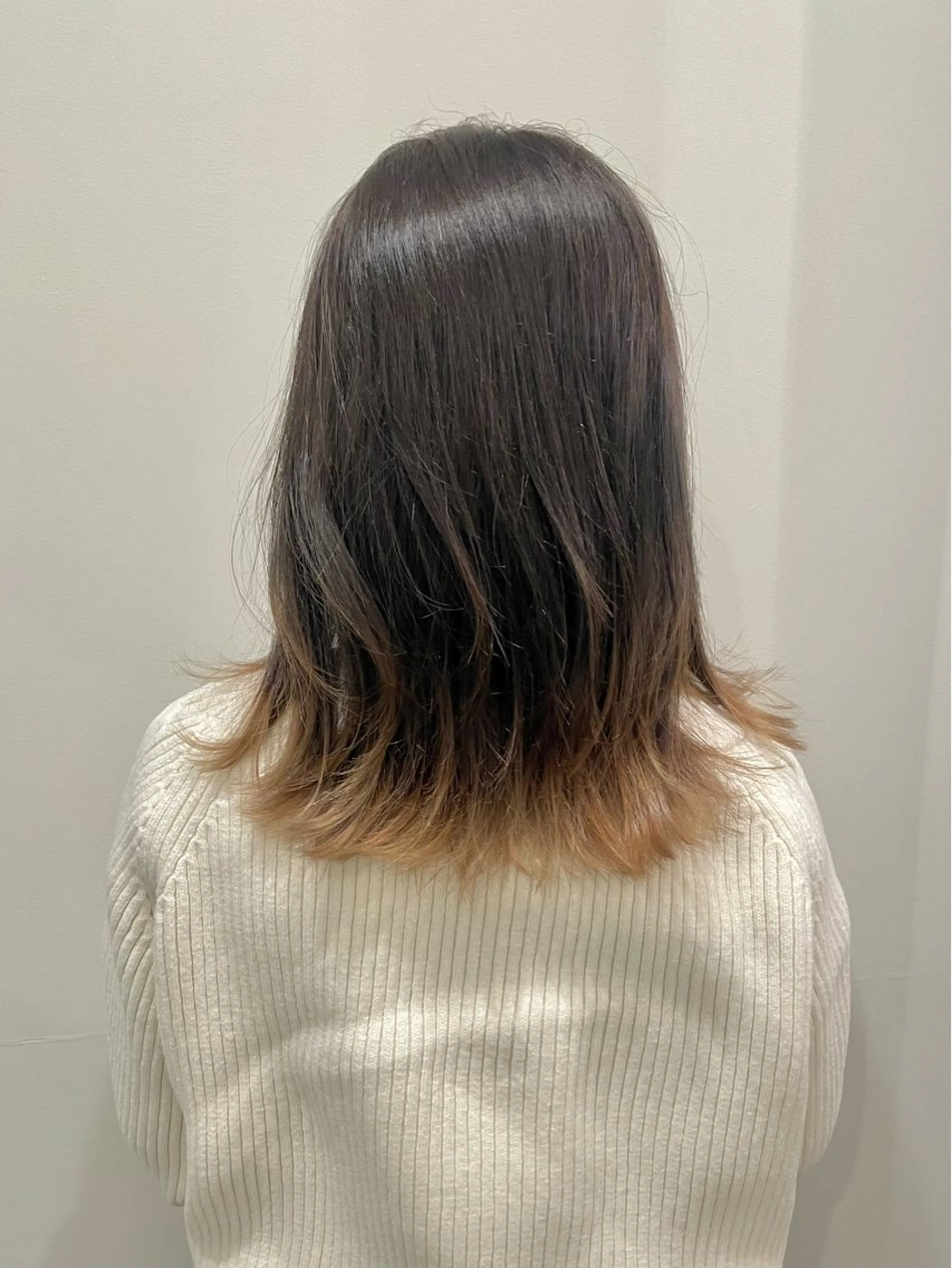 ミディアム カラー カット ヘアカラー トリートメント ニュアンスカラー🫧 加納のヘアスタイル