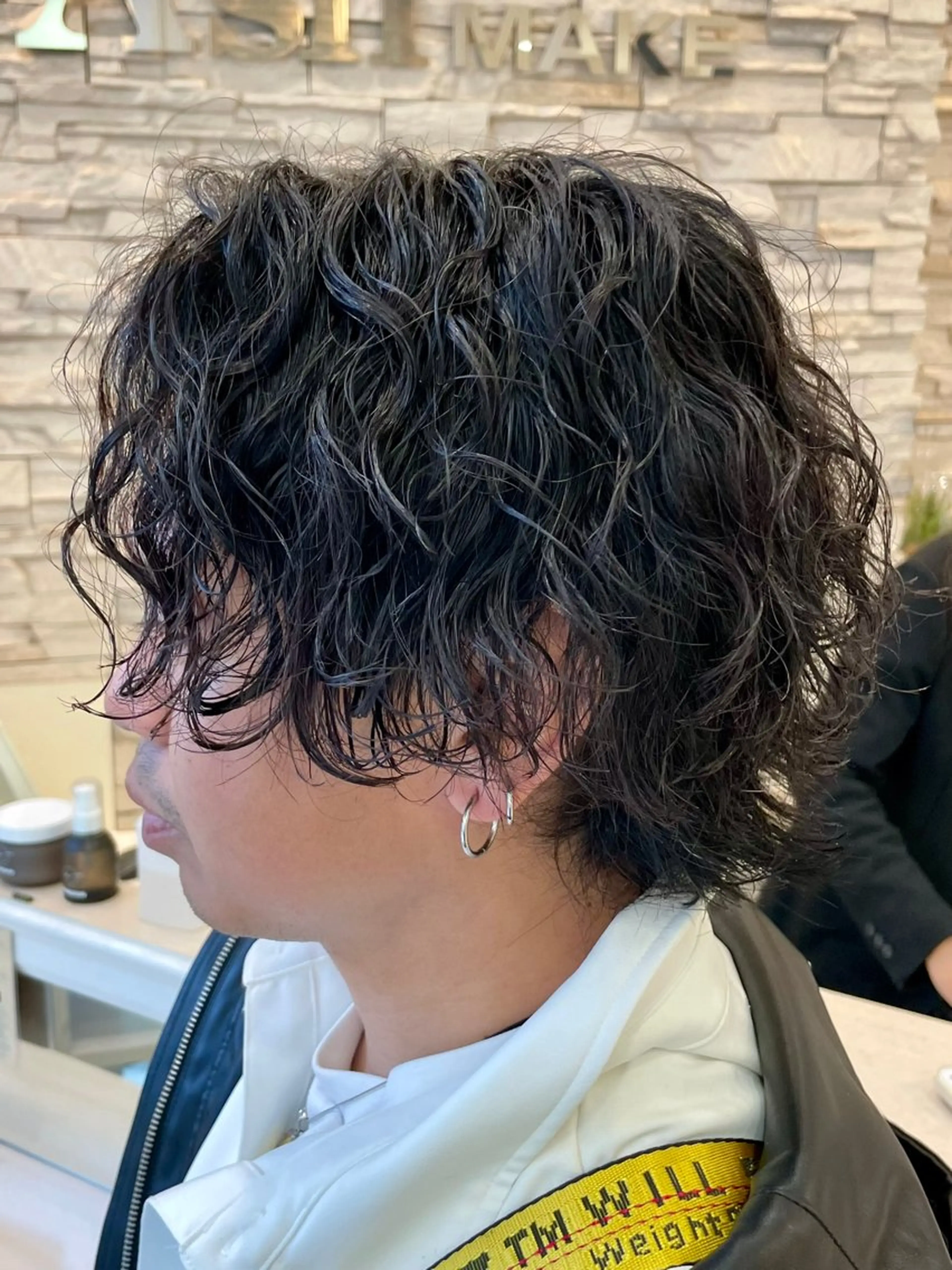 パーマ メンズ カット パーマ 🌟メンズパーマ職人 👑店長👑間宮のヘアスタイル