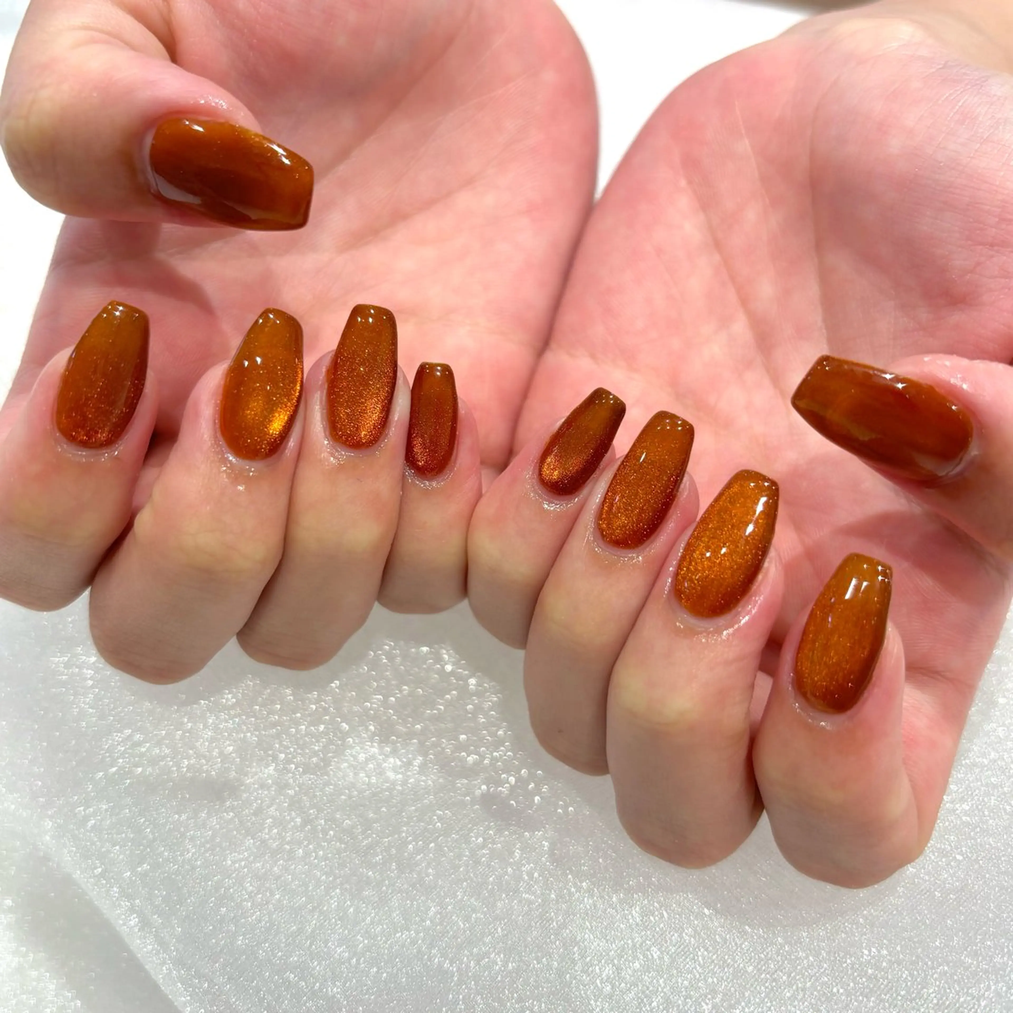 《オフ無し》マグネットorフラッシュネイル💍🤍パラジェル使用の写真