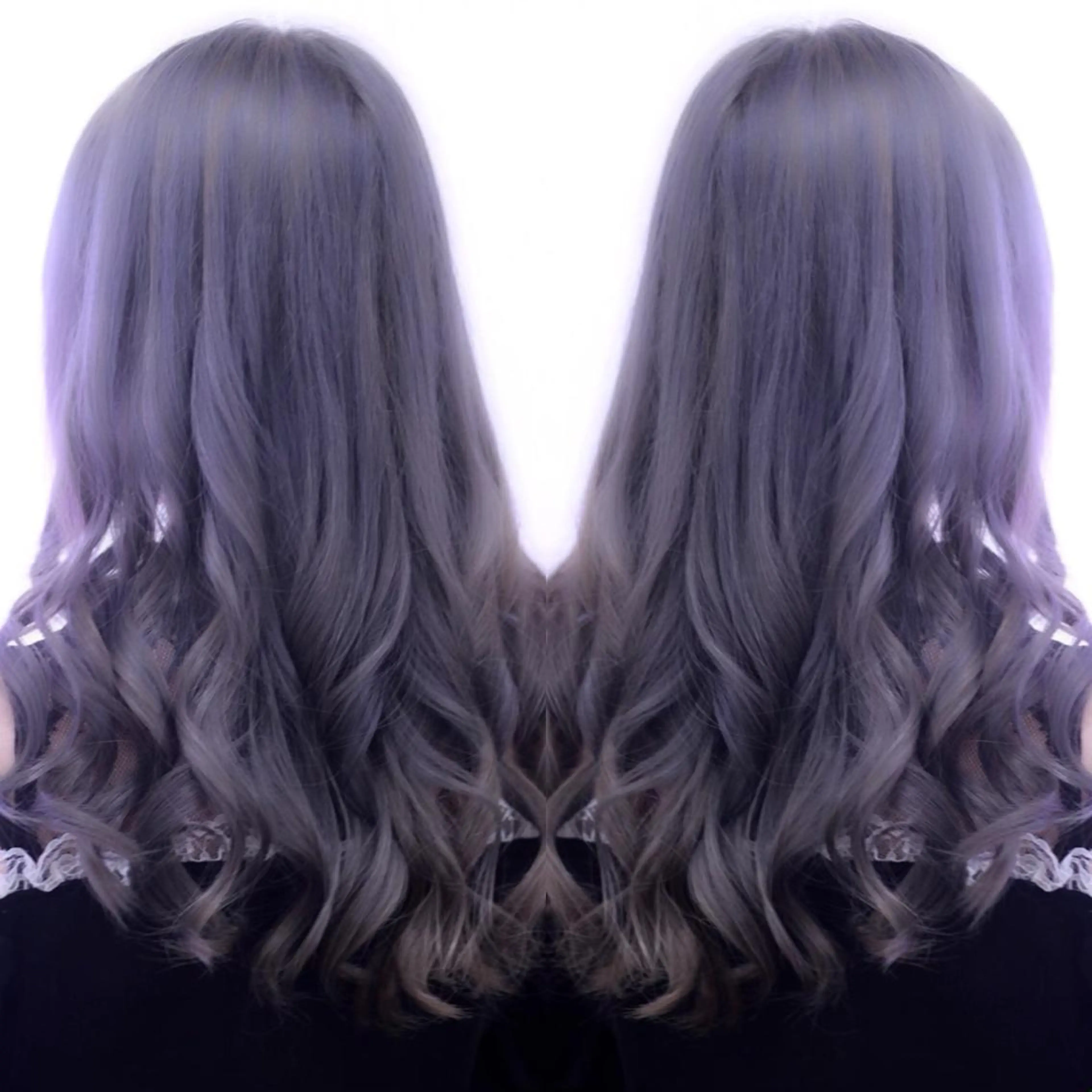 ロング カラー カット ヘアカラー トリートメント エクステ れん/ハイトーン /エクステ/韓国風のヘアスタイル