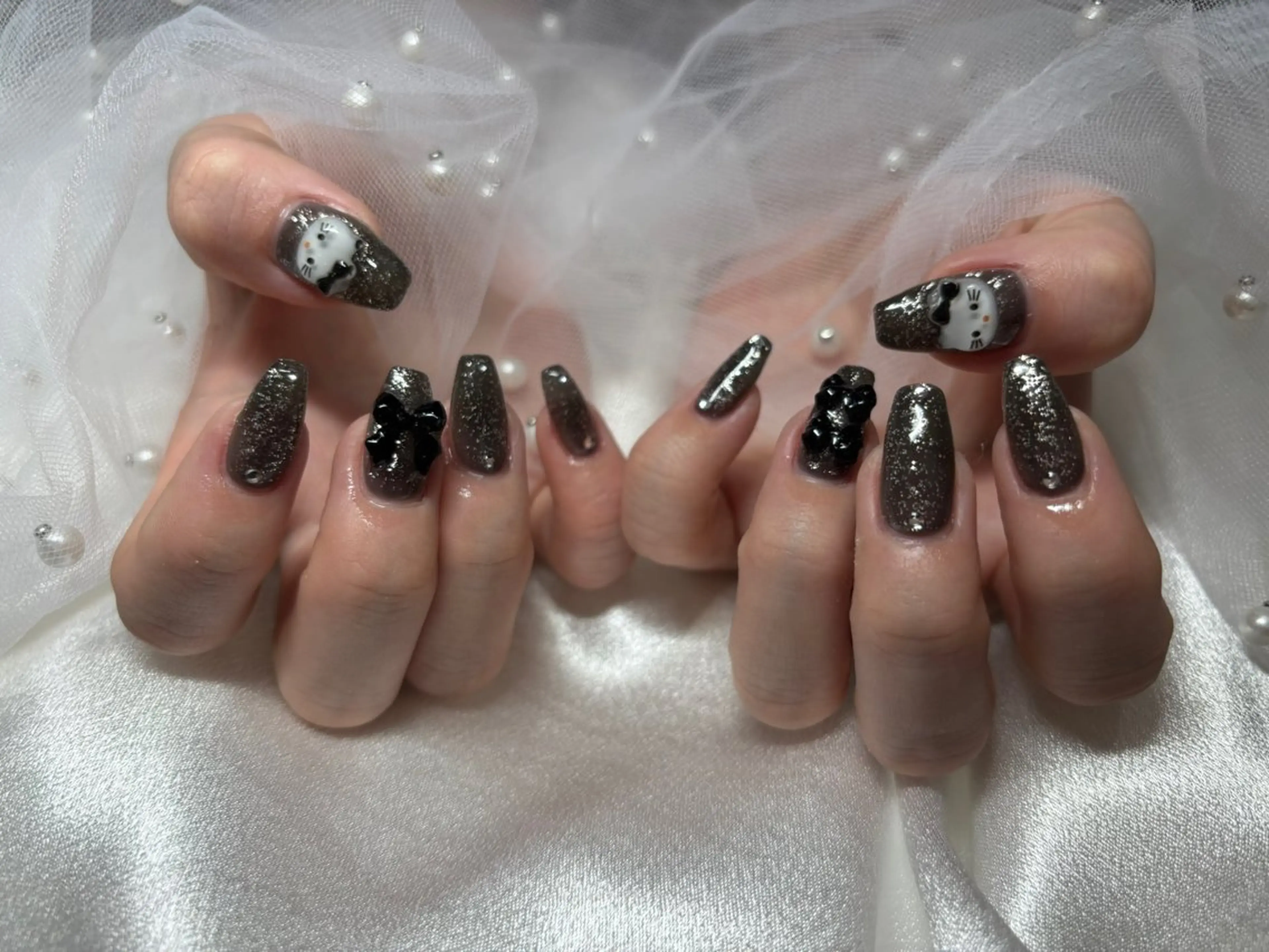 ネイル ラメ(グリッター) 門真市ネイルサロン♡ KUMI.HANAのネイルデザイン