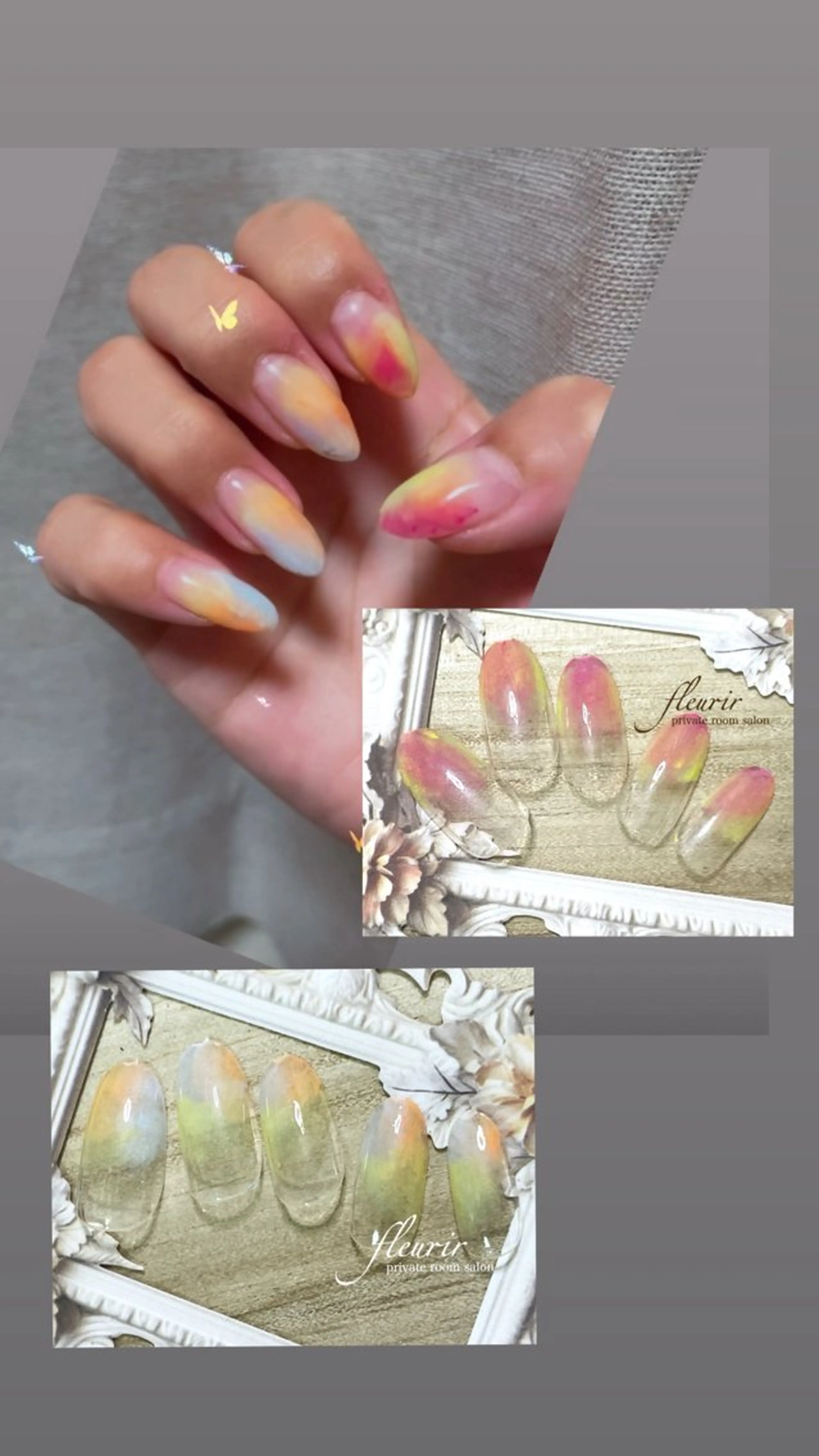 ネイル フルリール 【プライベートサロンのネイルデザイン