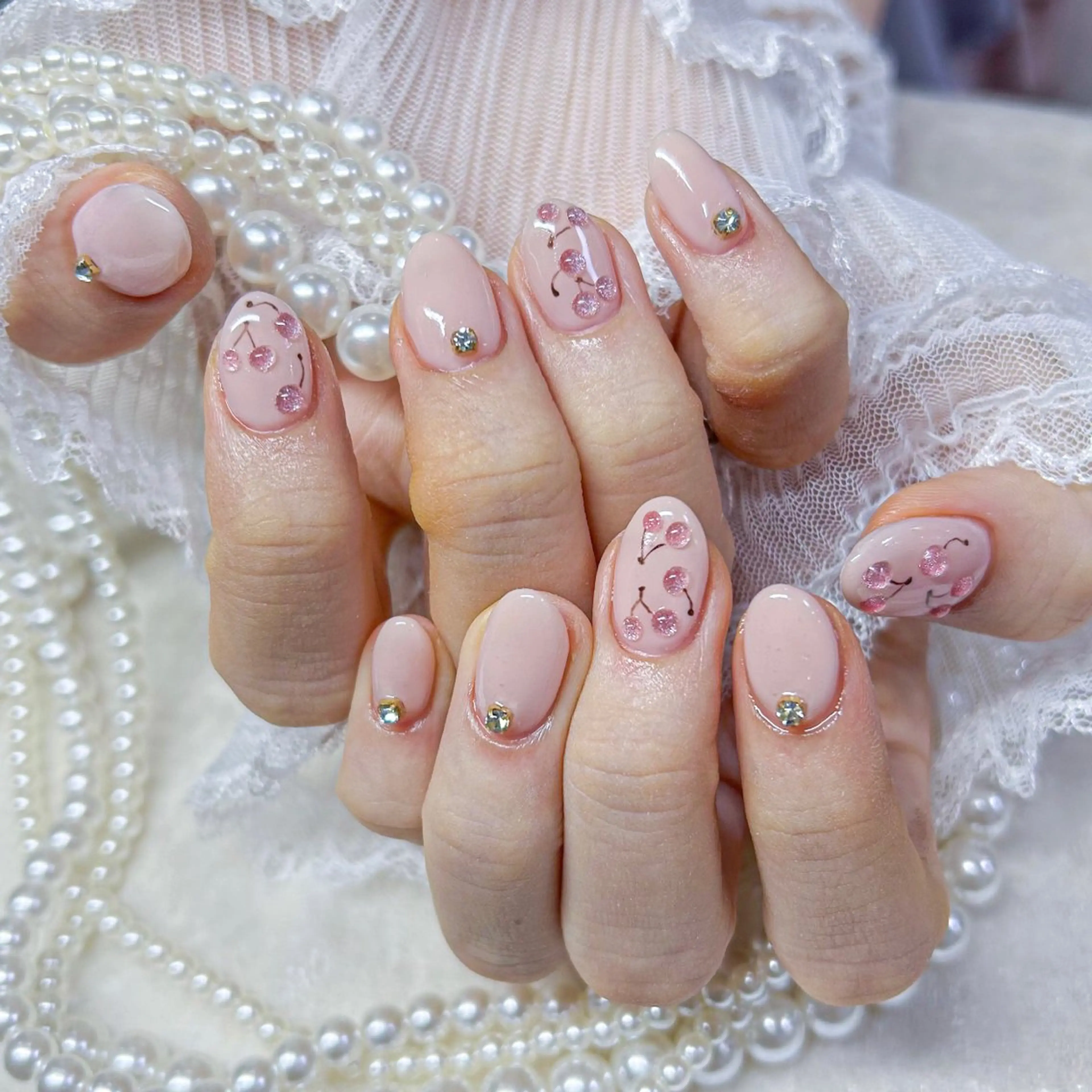 ネイル アートネイル 長さ出し フットネイル 韓国ネイル マグネットネイル Minami 🍓のネイルデザイン