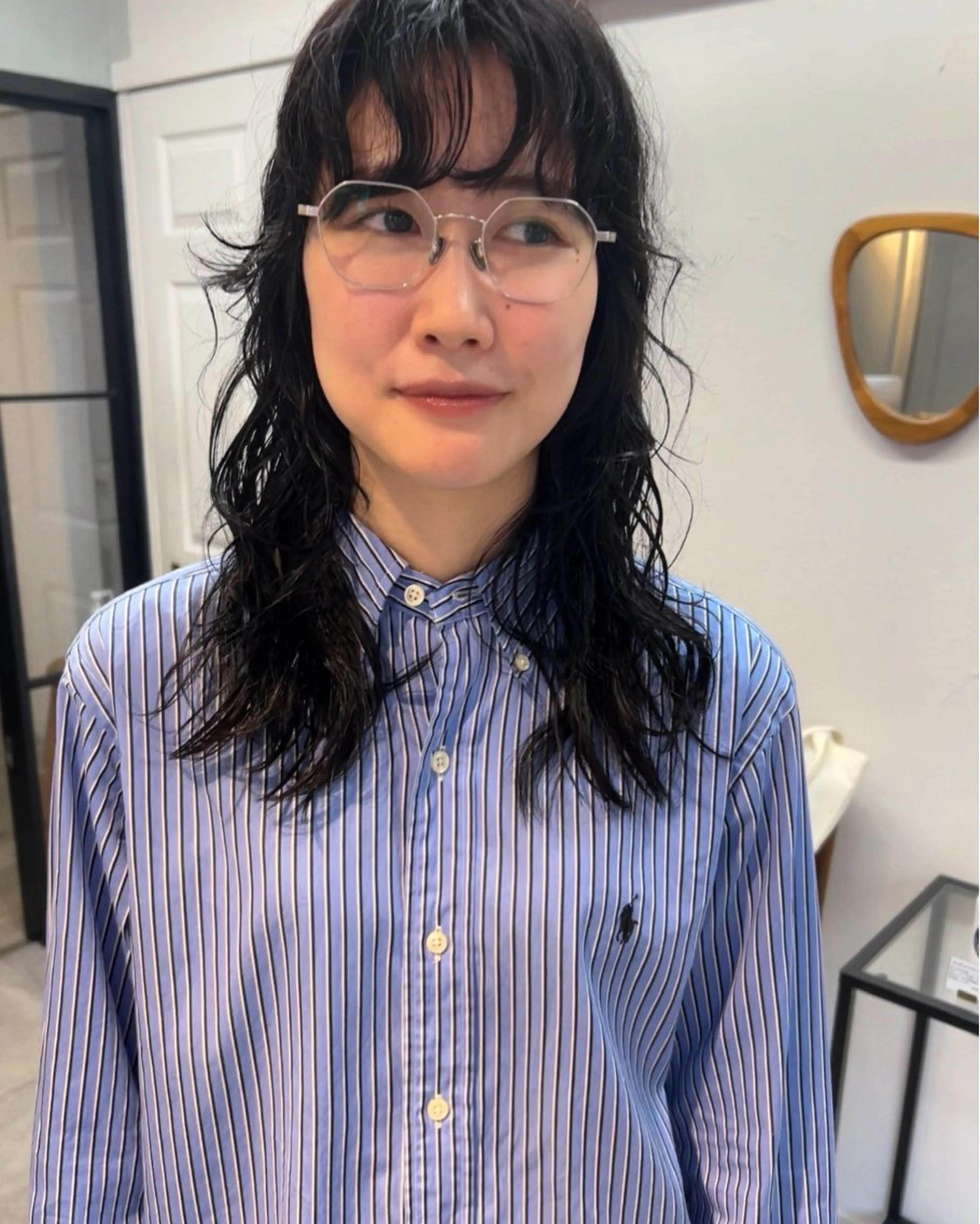 ロング パーマ rena/伏見/ 似合わせカット⸝⋆のヘアスタイル